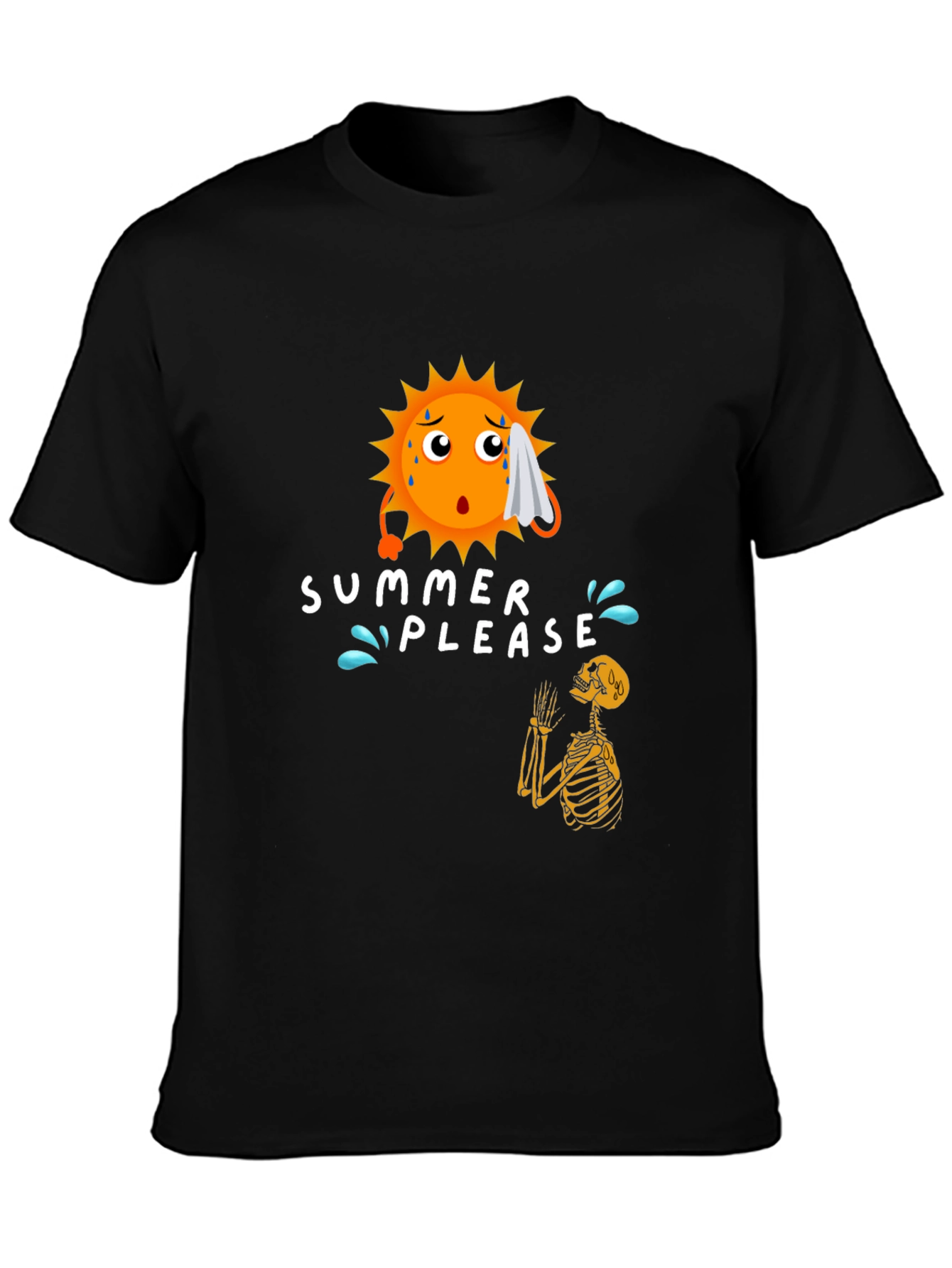 Summer Please Graphic T-Shirt - Funny & Stylish