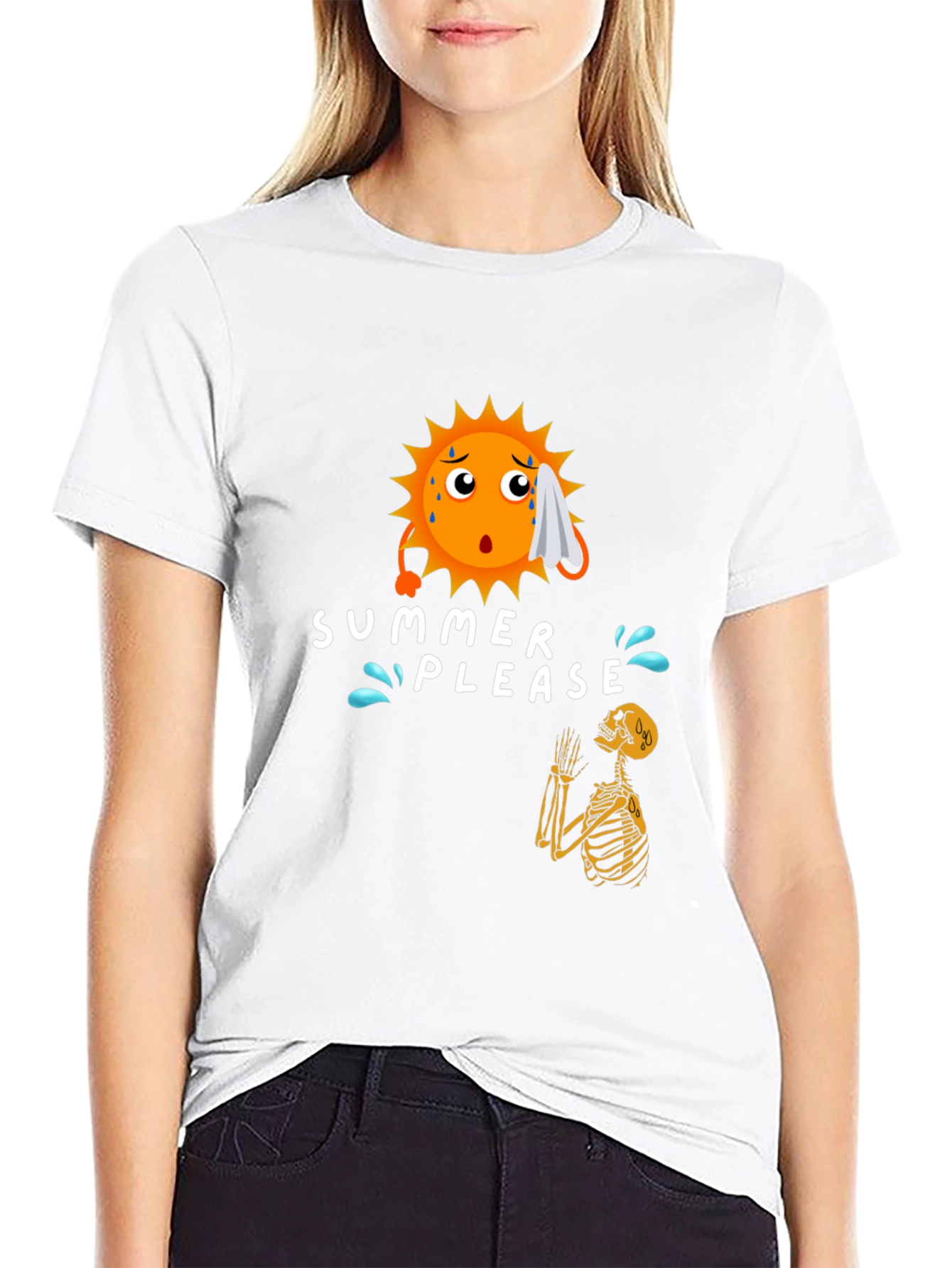 Summer Please Graphic T-Shirt - Funny & Stylish