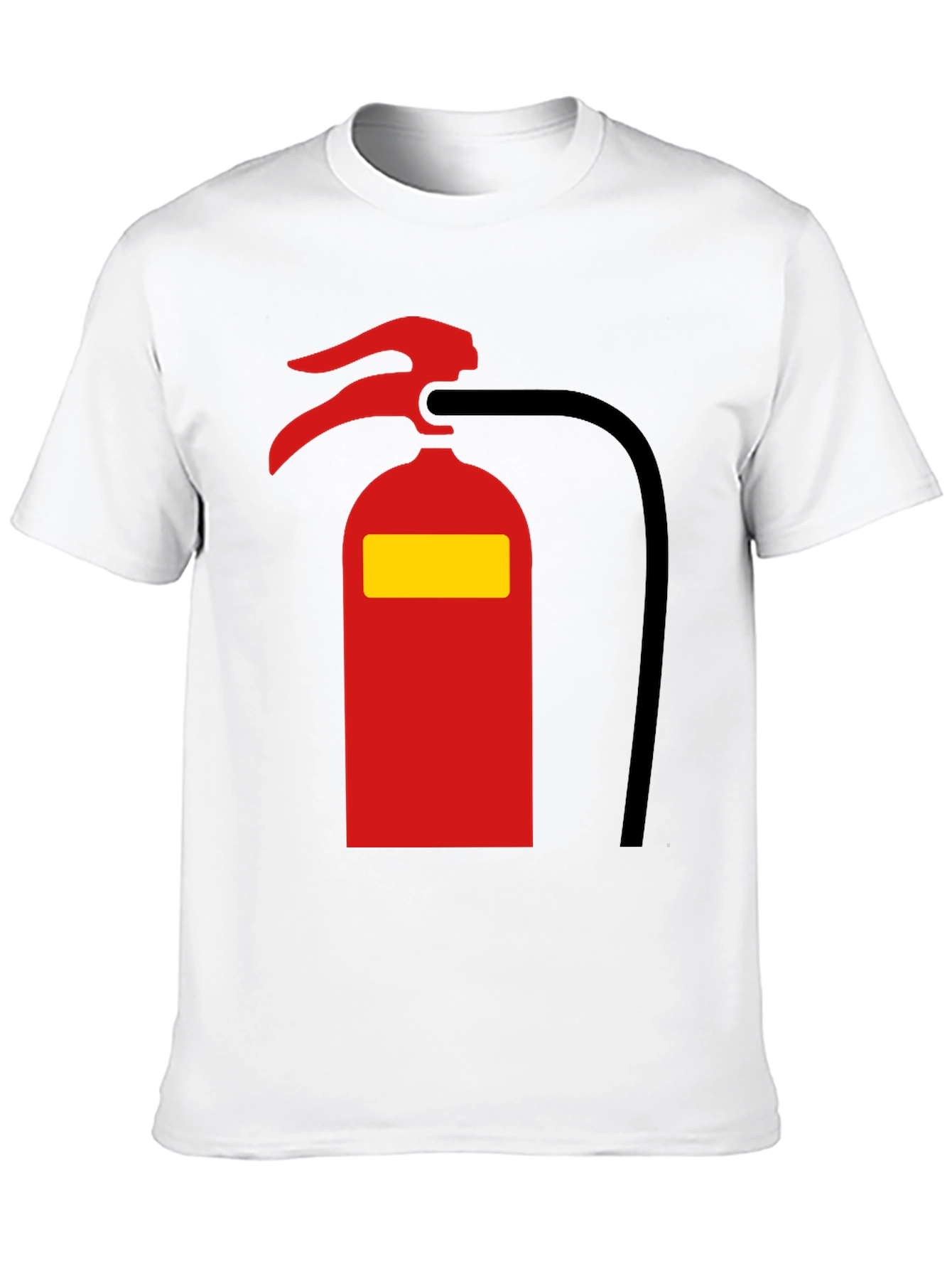 Fire Extinguisher Graphic Tee - Novelty T-Shirt