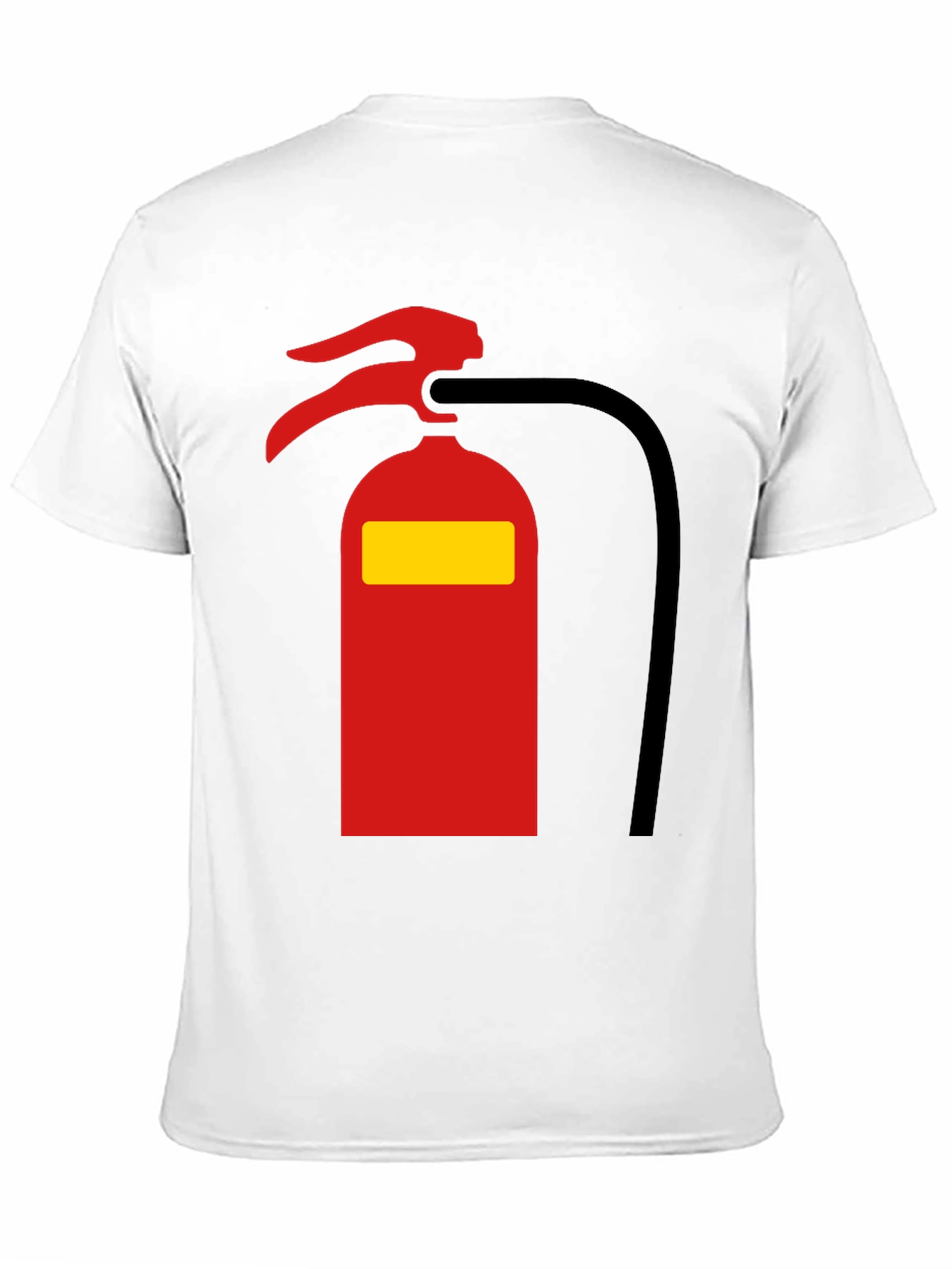 Fire Extinguisher Graphic Tee - Novelty T-Shirt