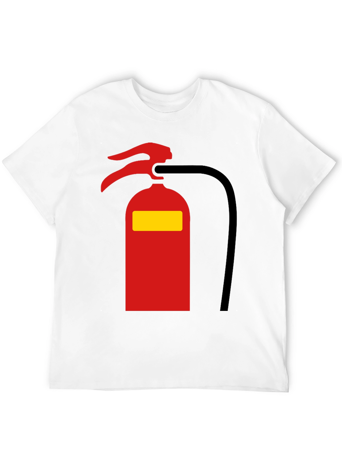 Fire Extinguisher Graphic Tee - Novelty T-Shirt