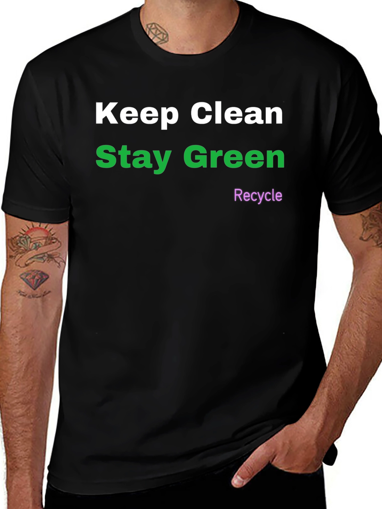 Keep Clean Stay Green Recycle T-Shirt
