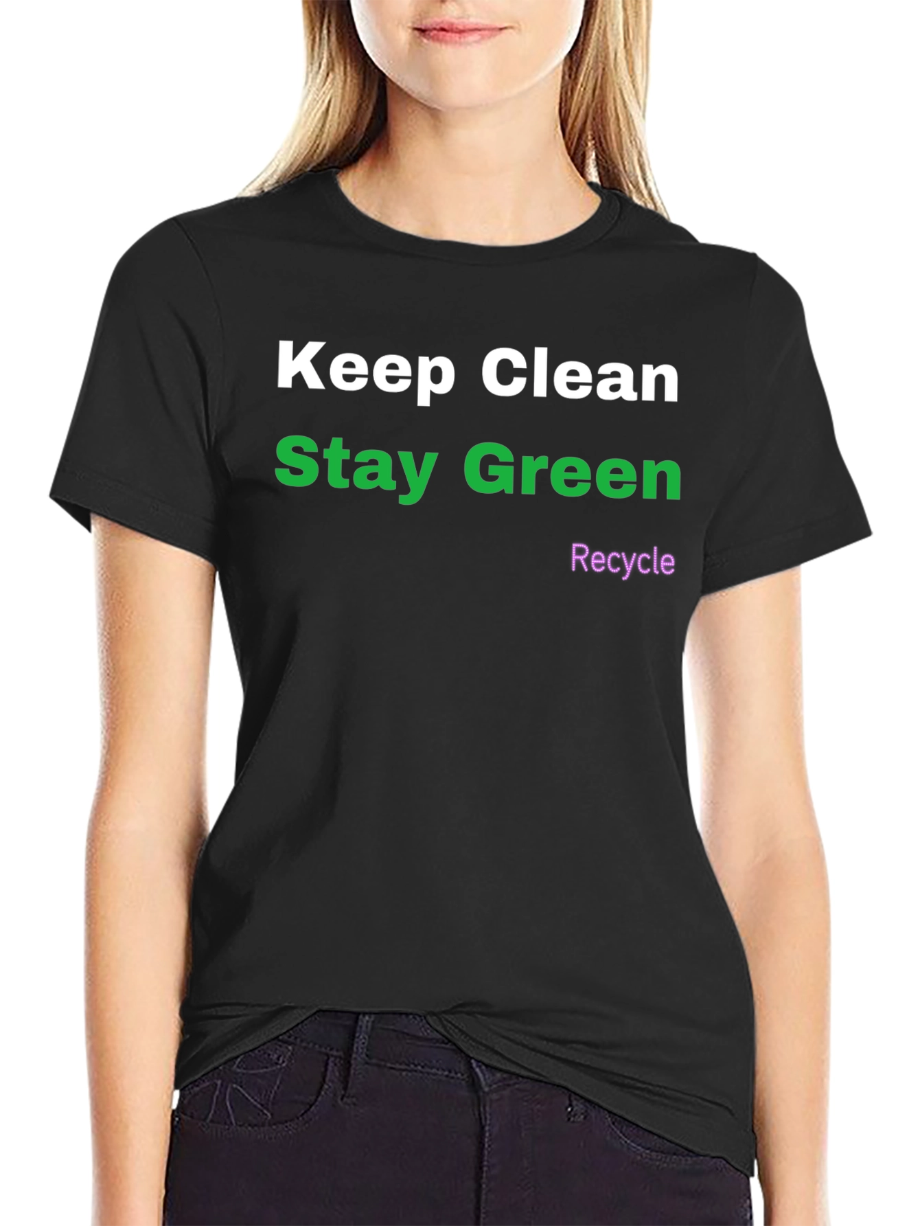 Keep Clean Stay Green Recycle T-Shirt
