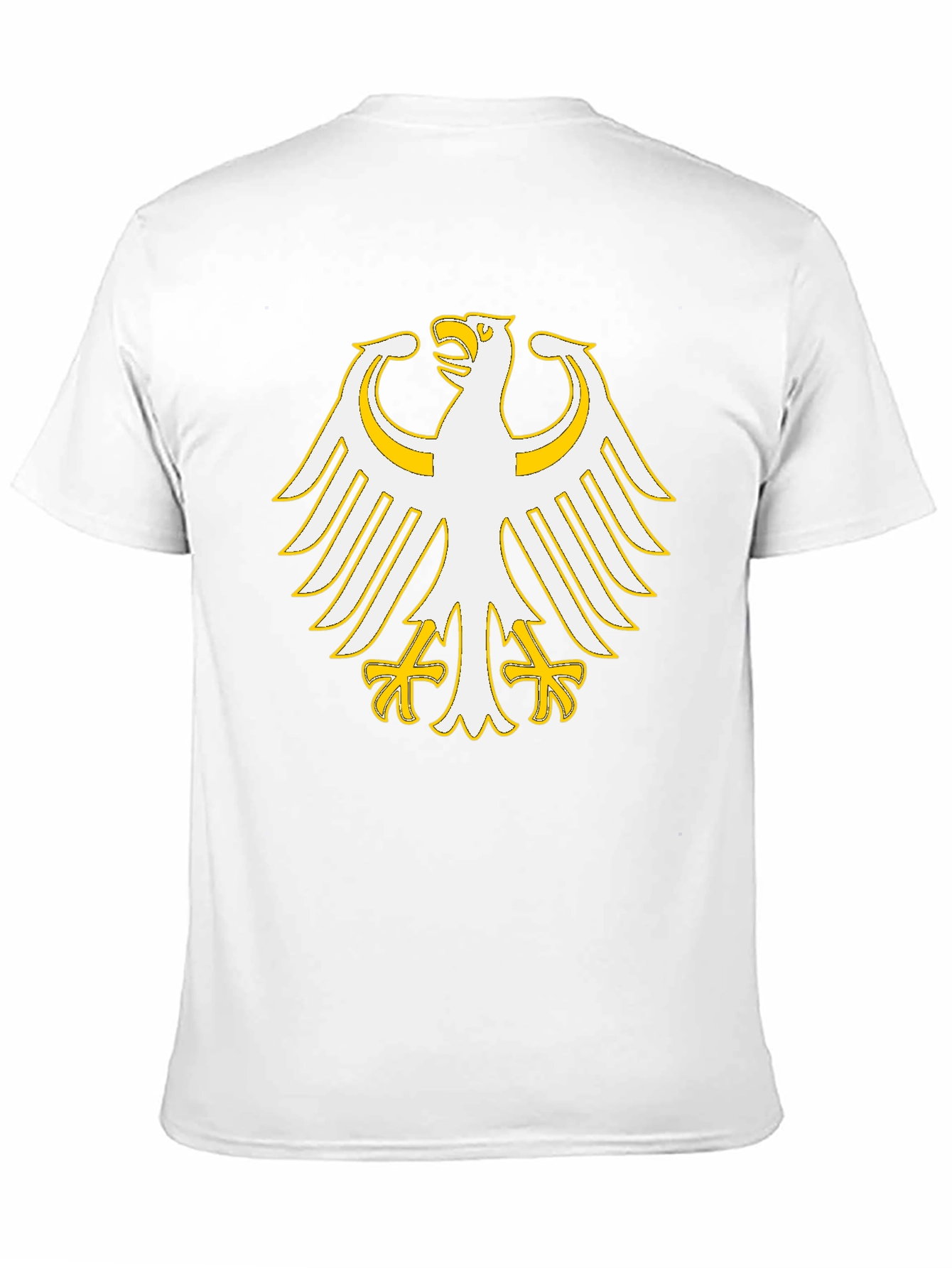 Black T-Shirt with Eagle Graphic Print