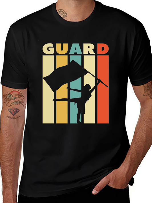 Color Guard T-Shirt - Retro Design for Performers