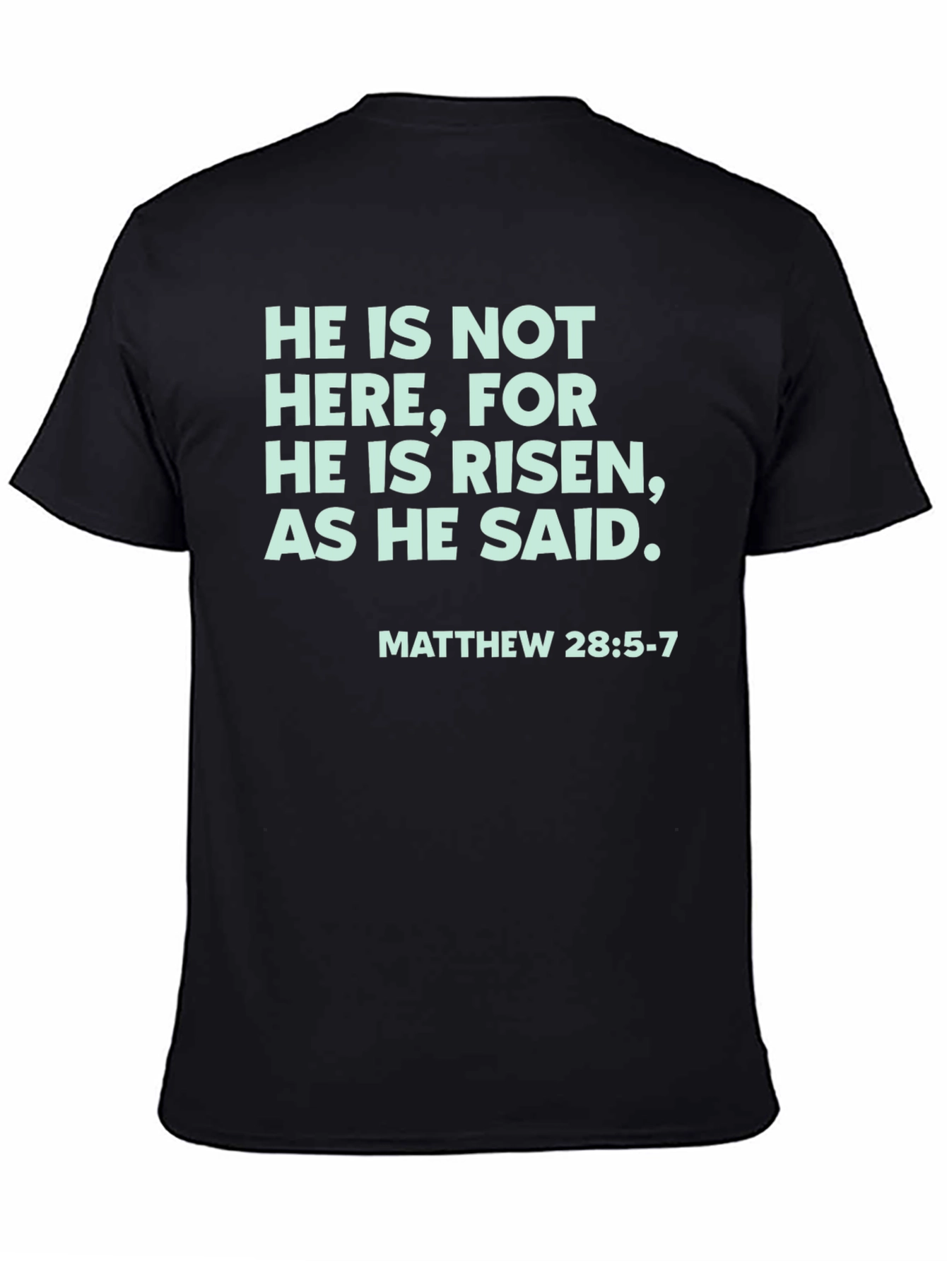 He Is Risen Christian Graphic Tee