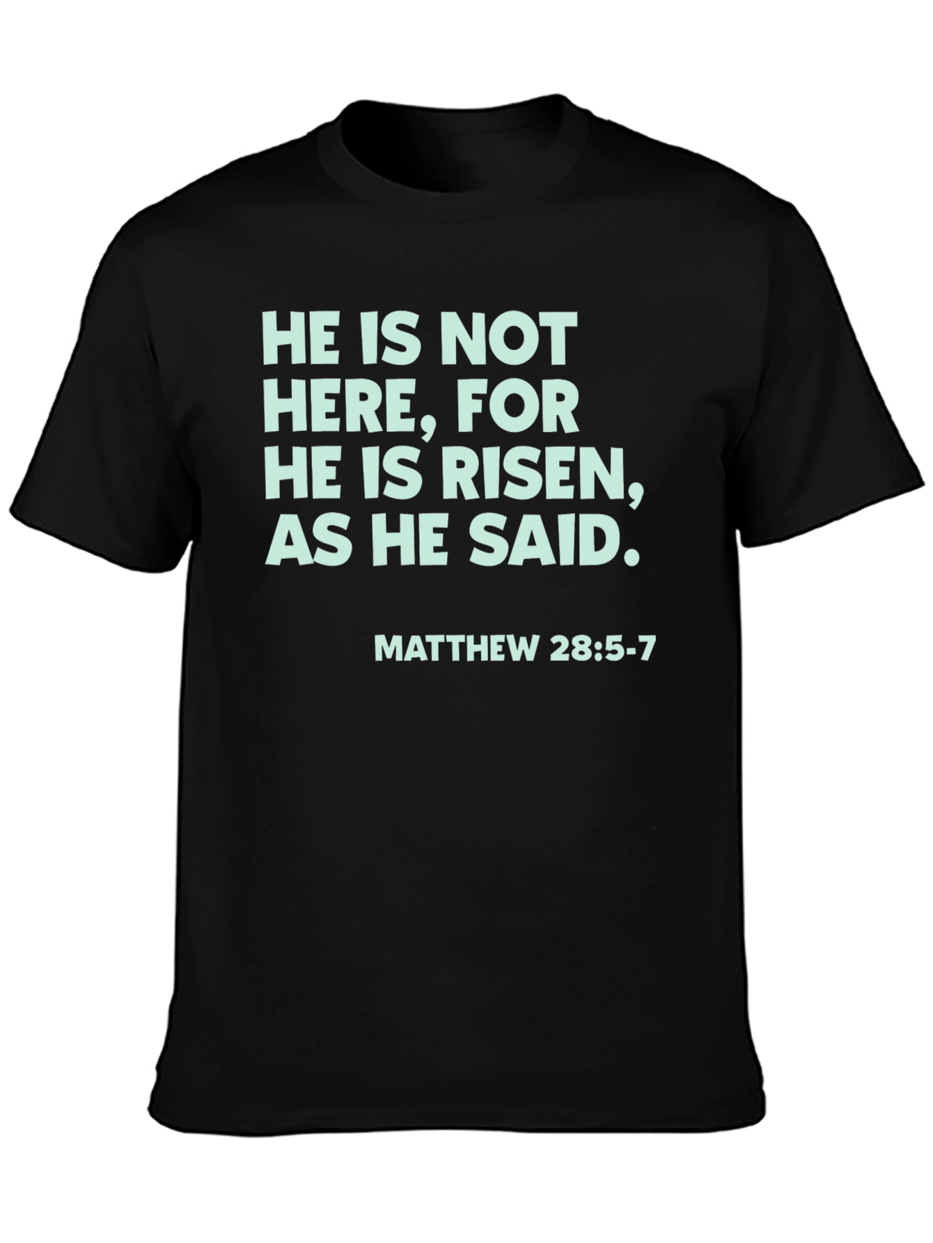 He Is Risen Christian Graphic Tee