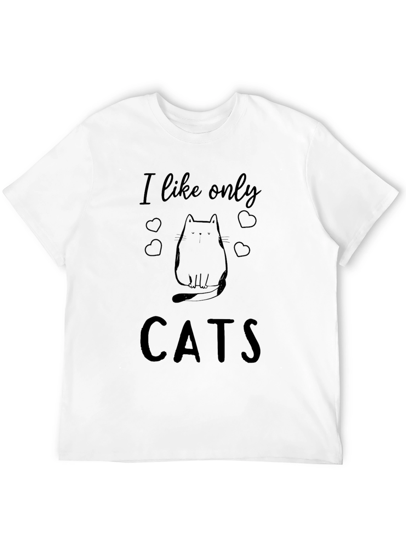 I Like Only Cats Graphic Tee