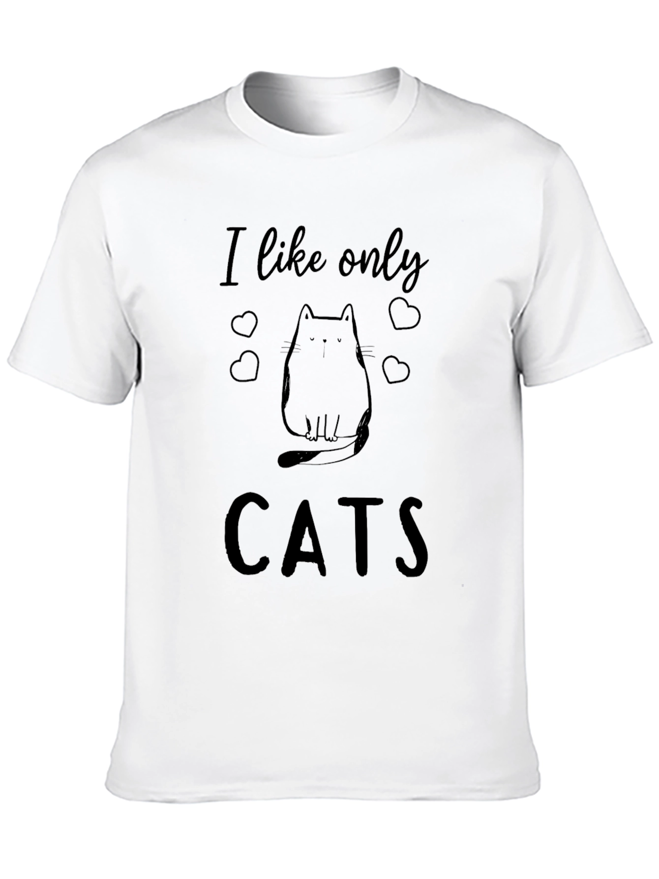 I Like Only Cats Graphic Tee