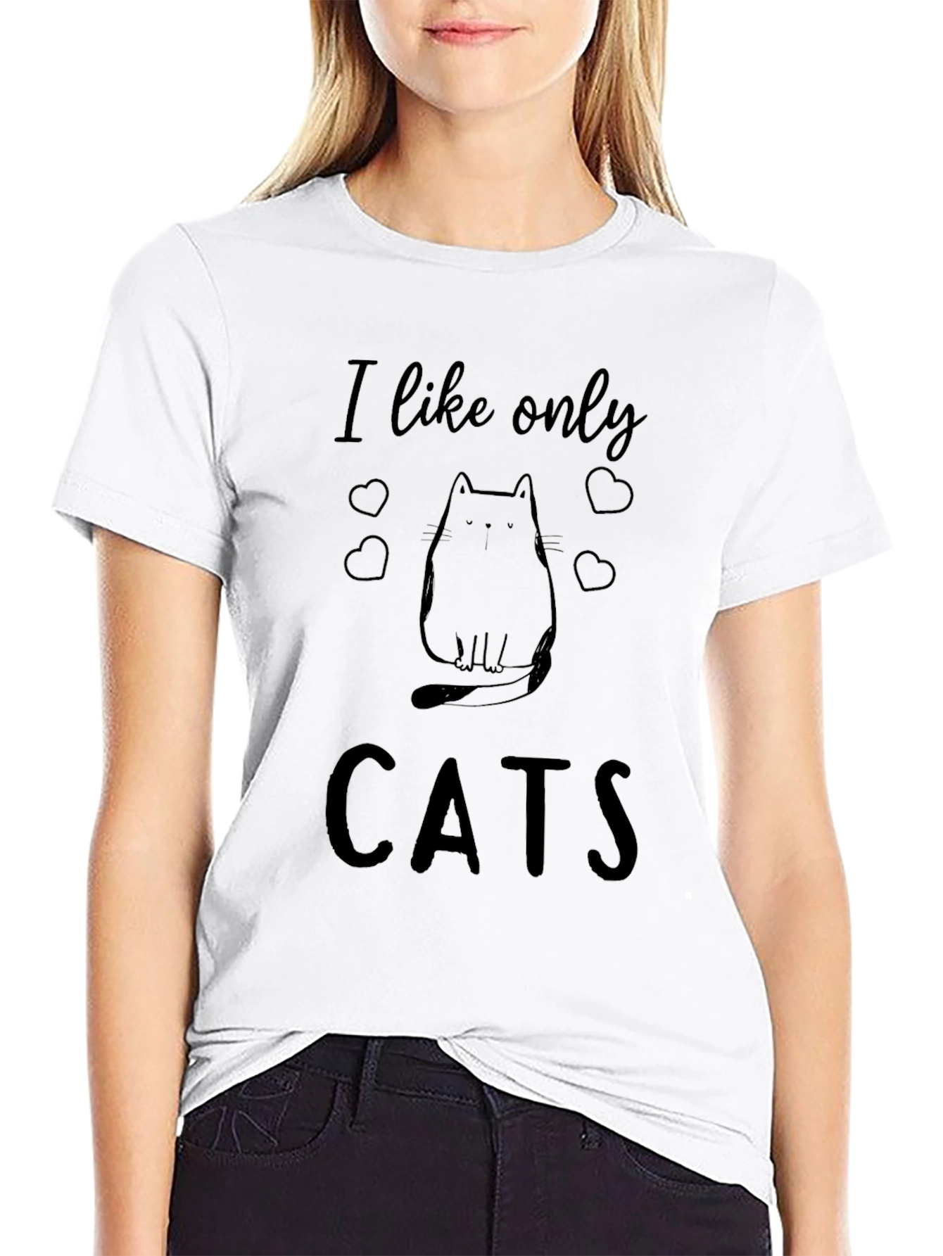 I Like Only Cats Graphic Tee