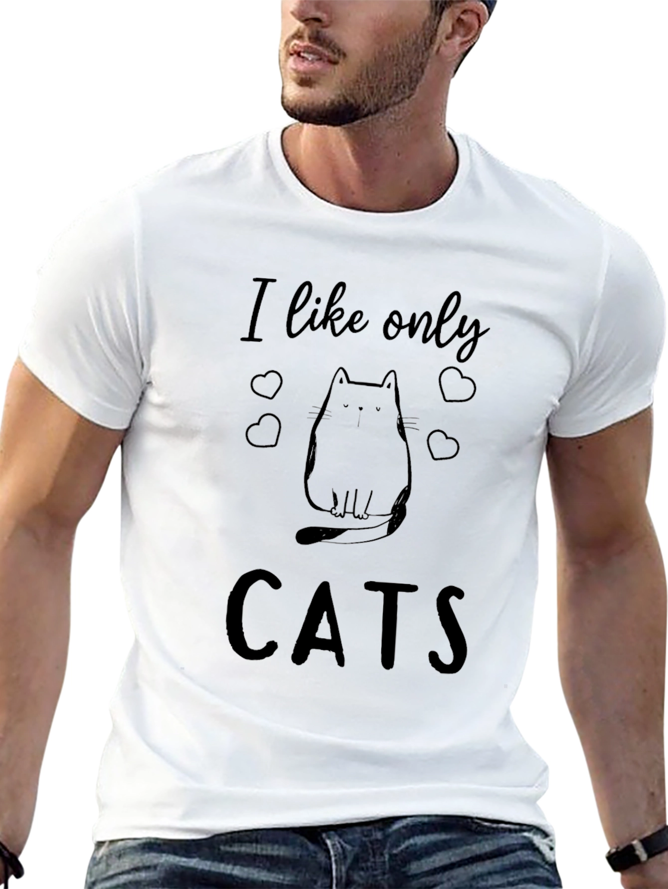 I Like Only Cats Graphic Tee