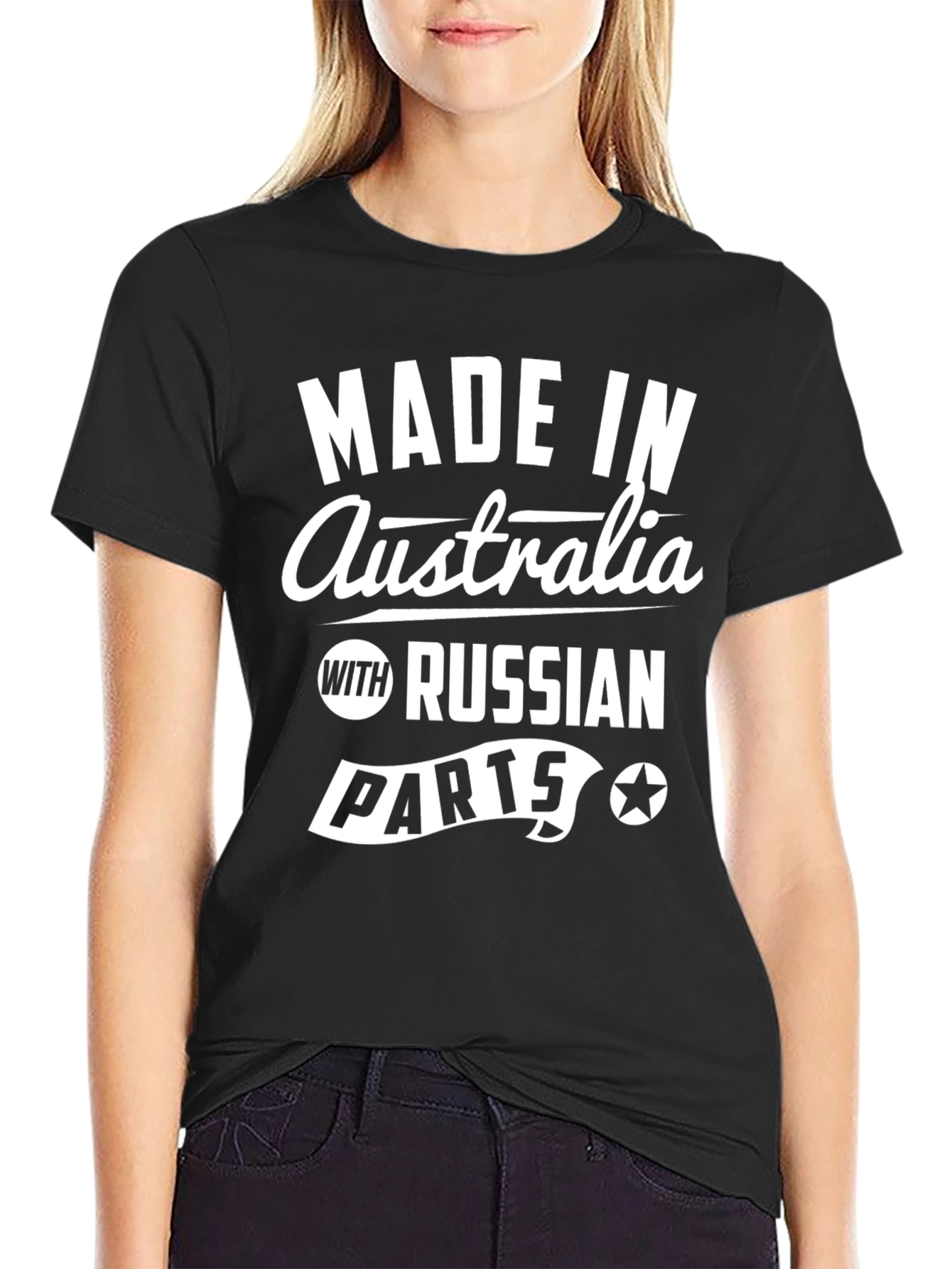 Made in Australia T-Shirt - Russian Parts Novelty Tee
