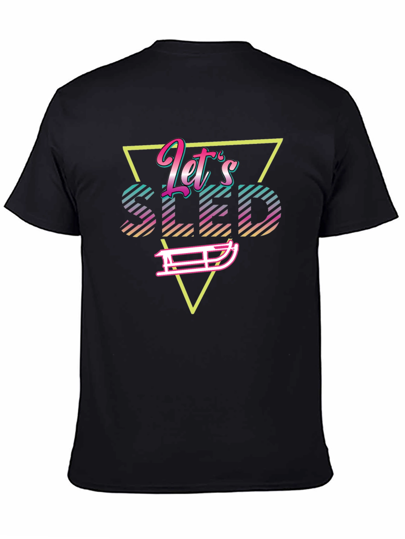 Retro Lets Sled Graphic Tee