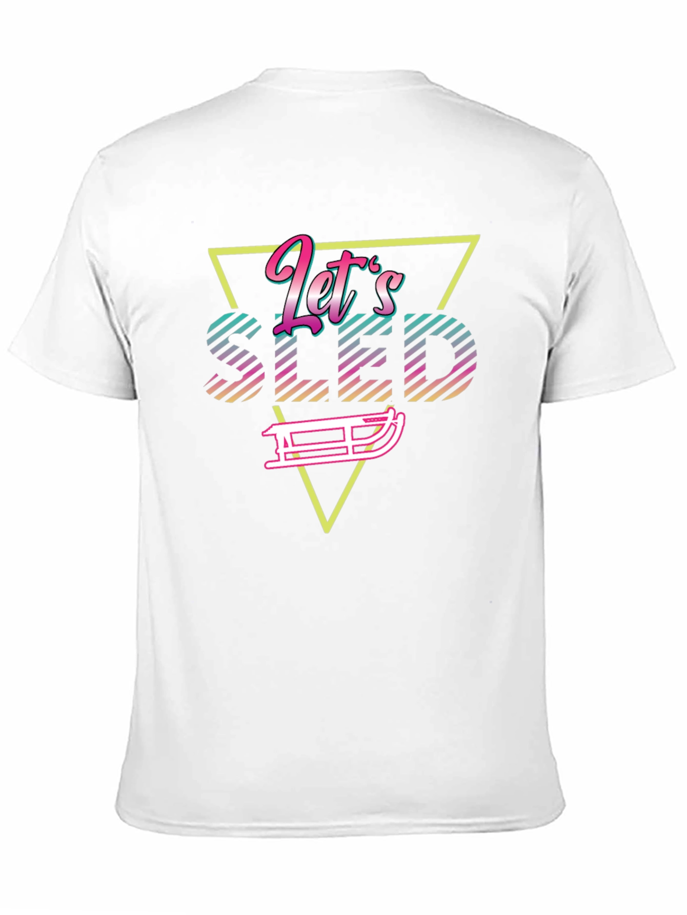 Retro Lets Sled Graphic Tee