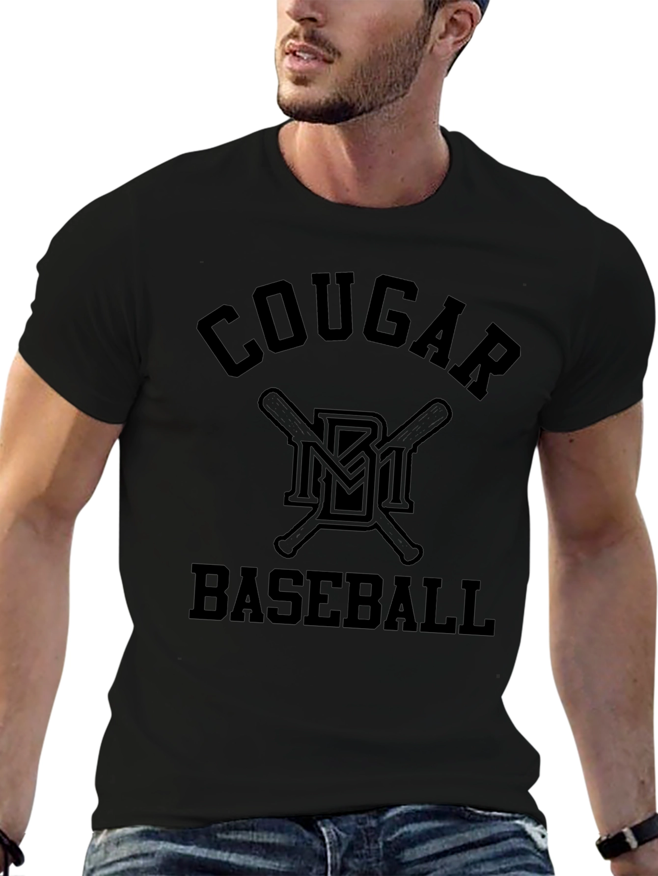 Cougar Baseball Graphic T-Shirt