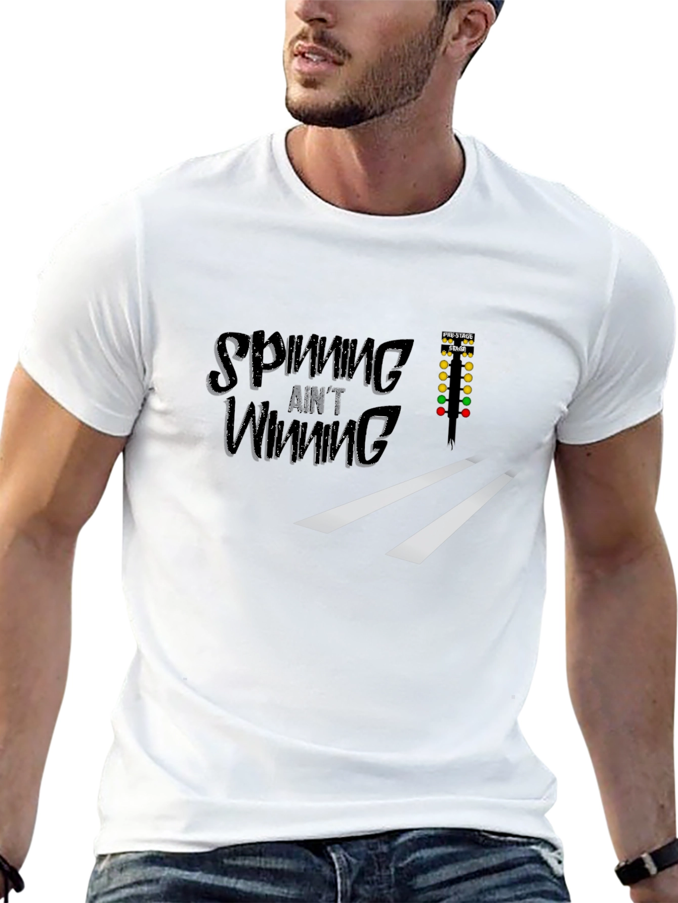 Spinning Aint Winning Drag Race T-Shirt