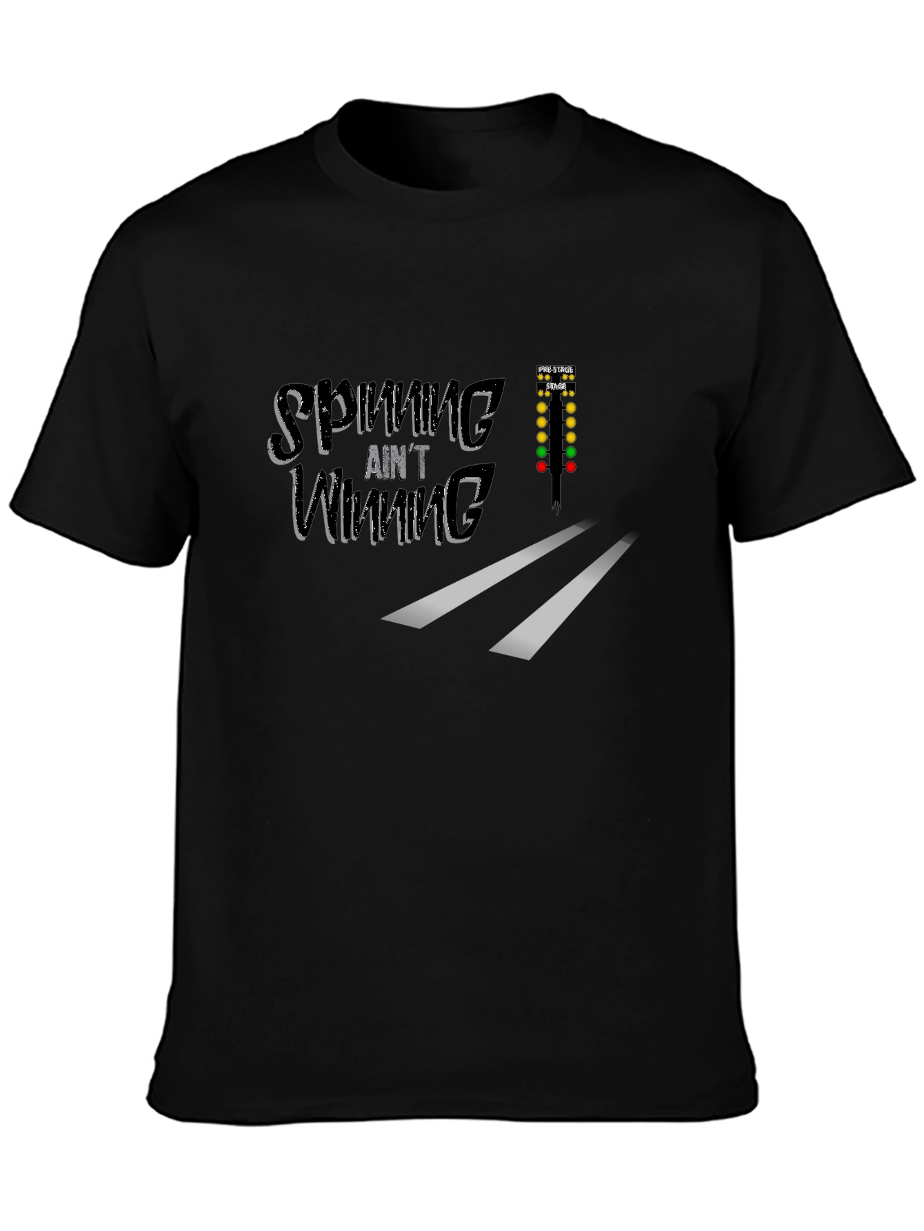 Spinning Aint Winning Drag Race T-Shirt