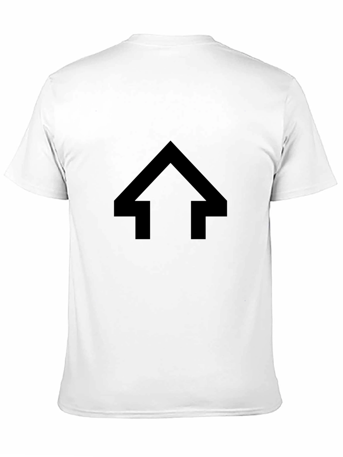 Modern Arrow Graphic T-Shirt - Black Casual Tee