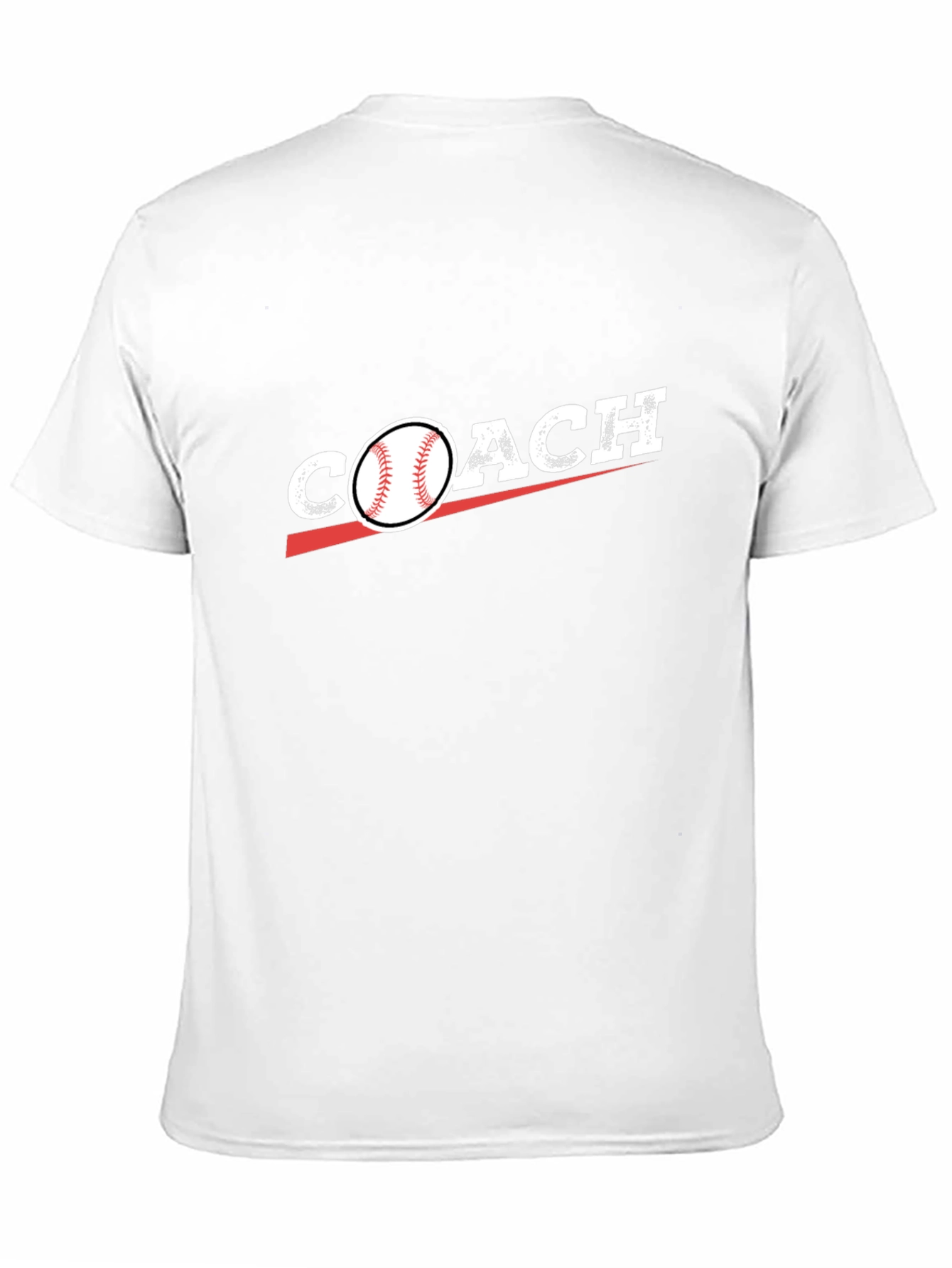 Baseball Coach Graphic T-Shirt - Black