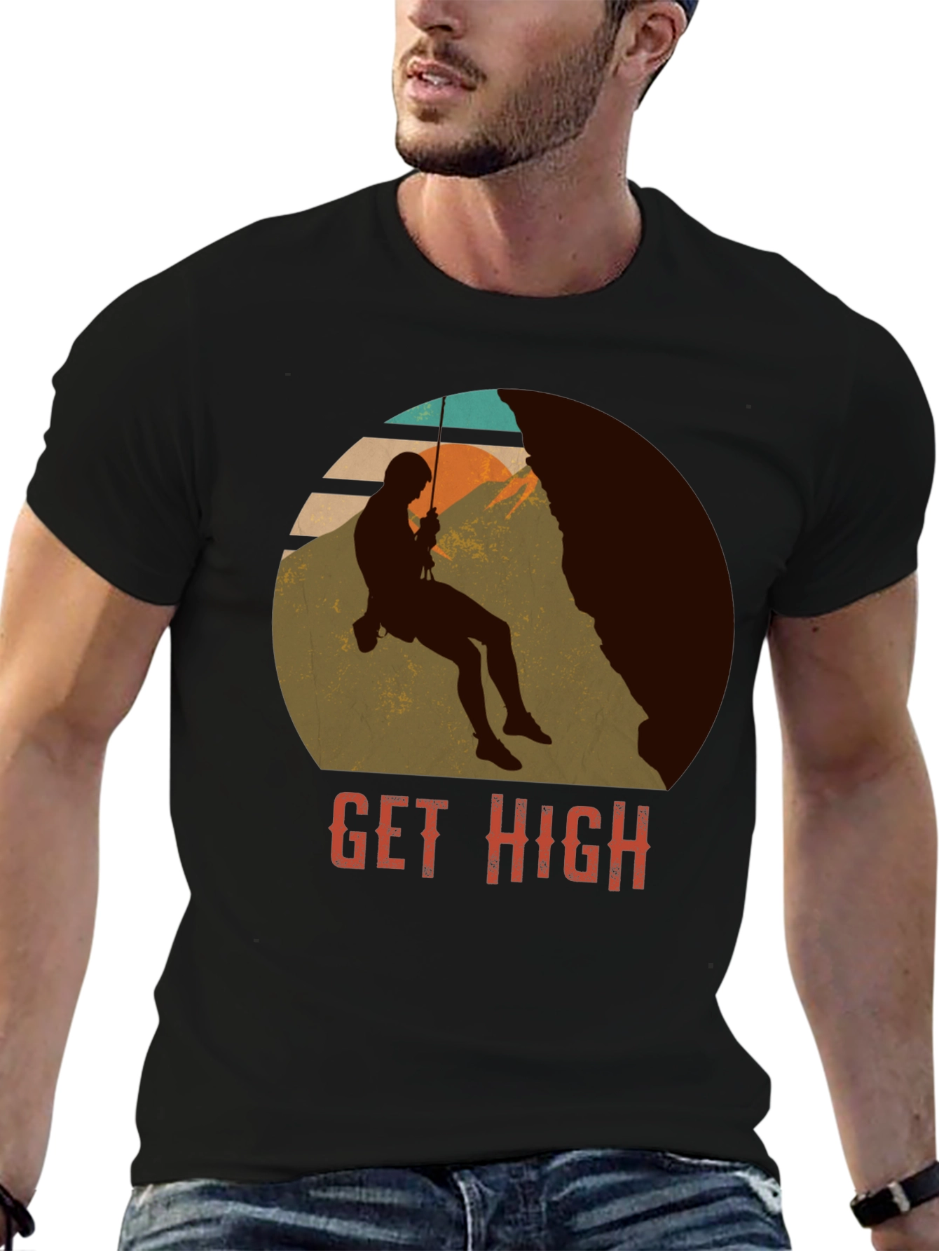 Get High Climber Graphic Tee - Adventure Shirt