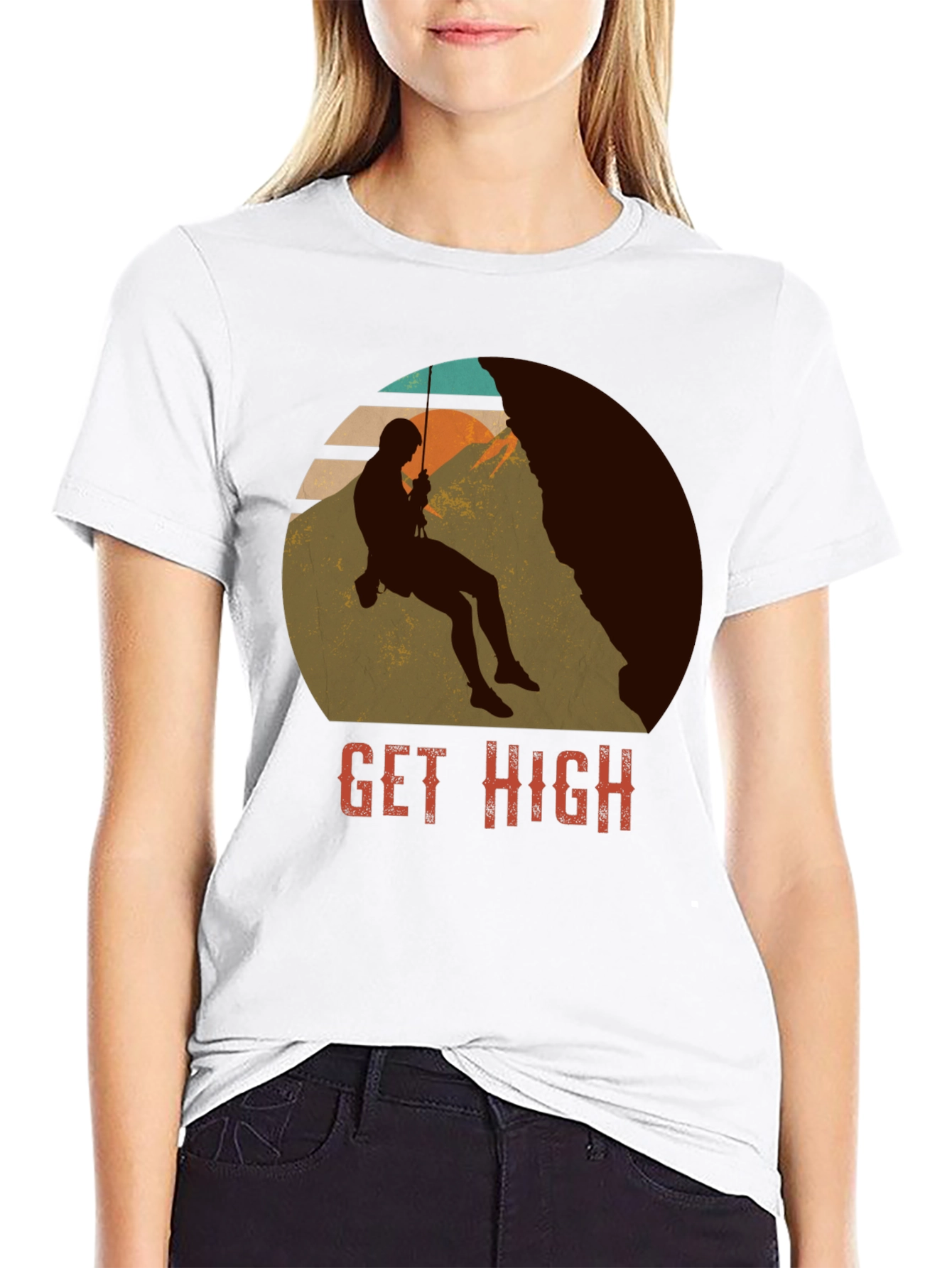 Get High Climber Graphic Tee - Adventure Shirt