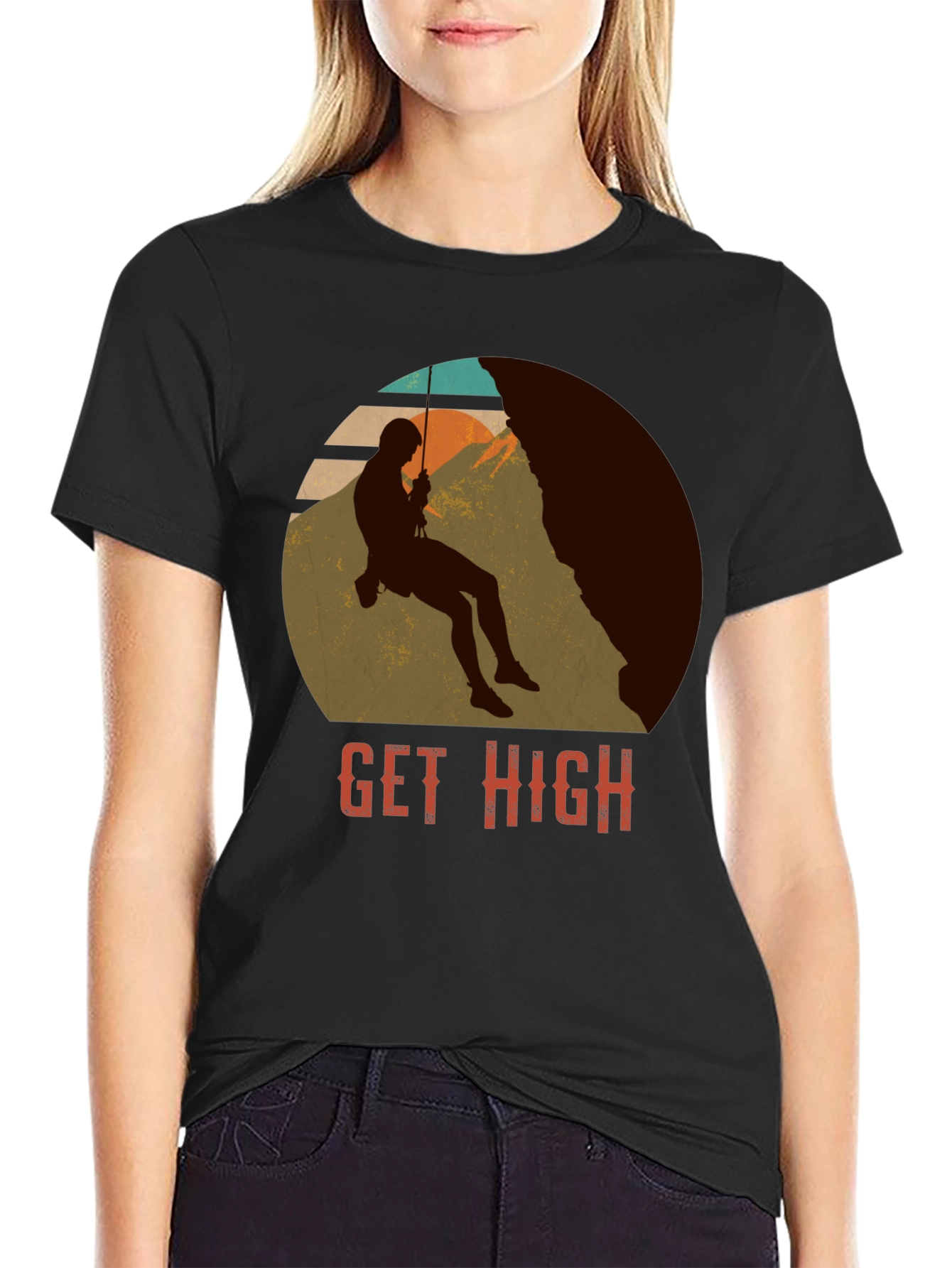Get High Climber Graphic Tee - Adventure Shirt