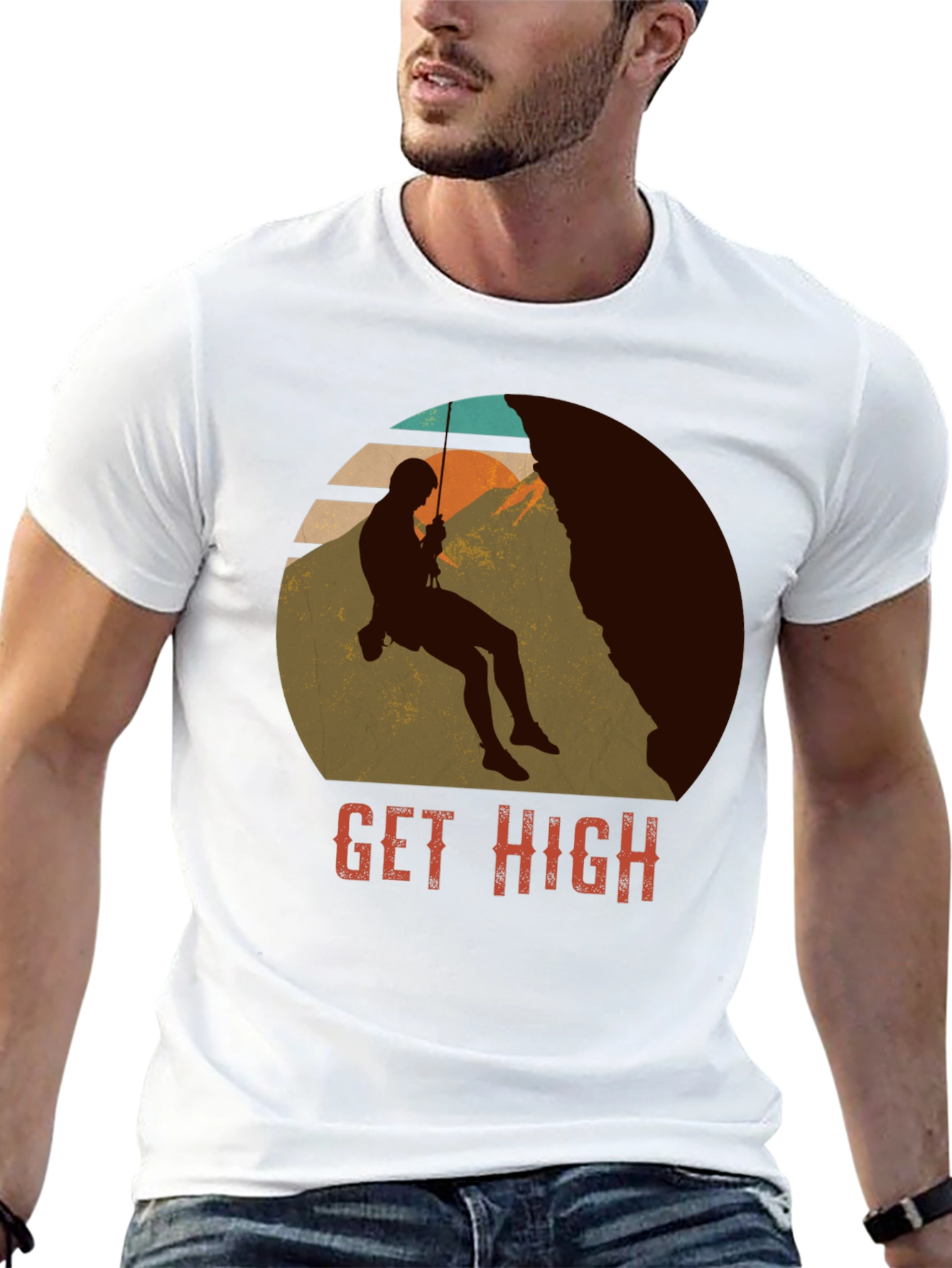 Get High Climber Graphic Tee - Adventure Shirt