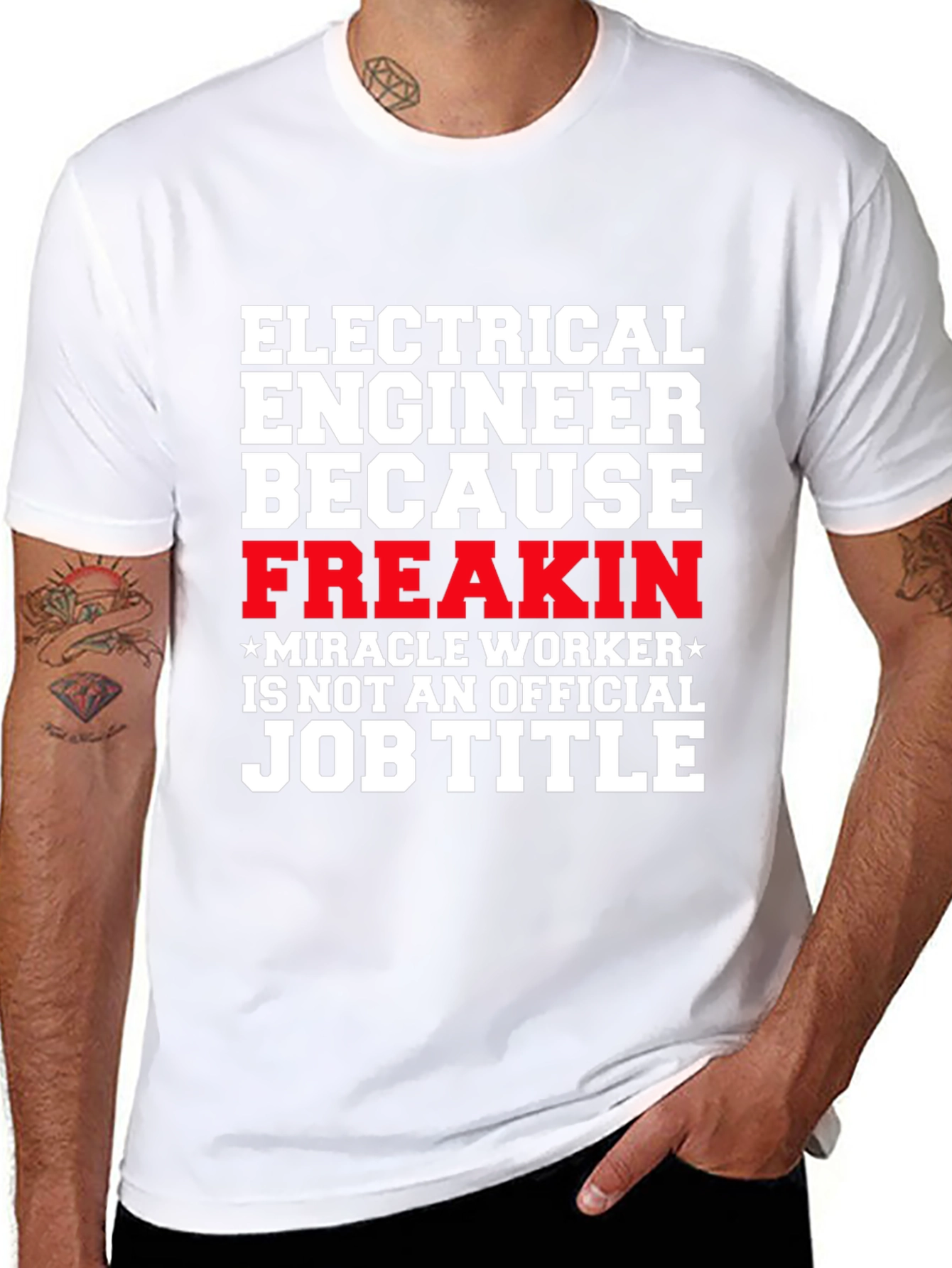 Electrical Engineer Job Title Funny T-Shirt