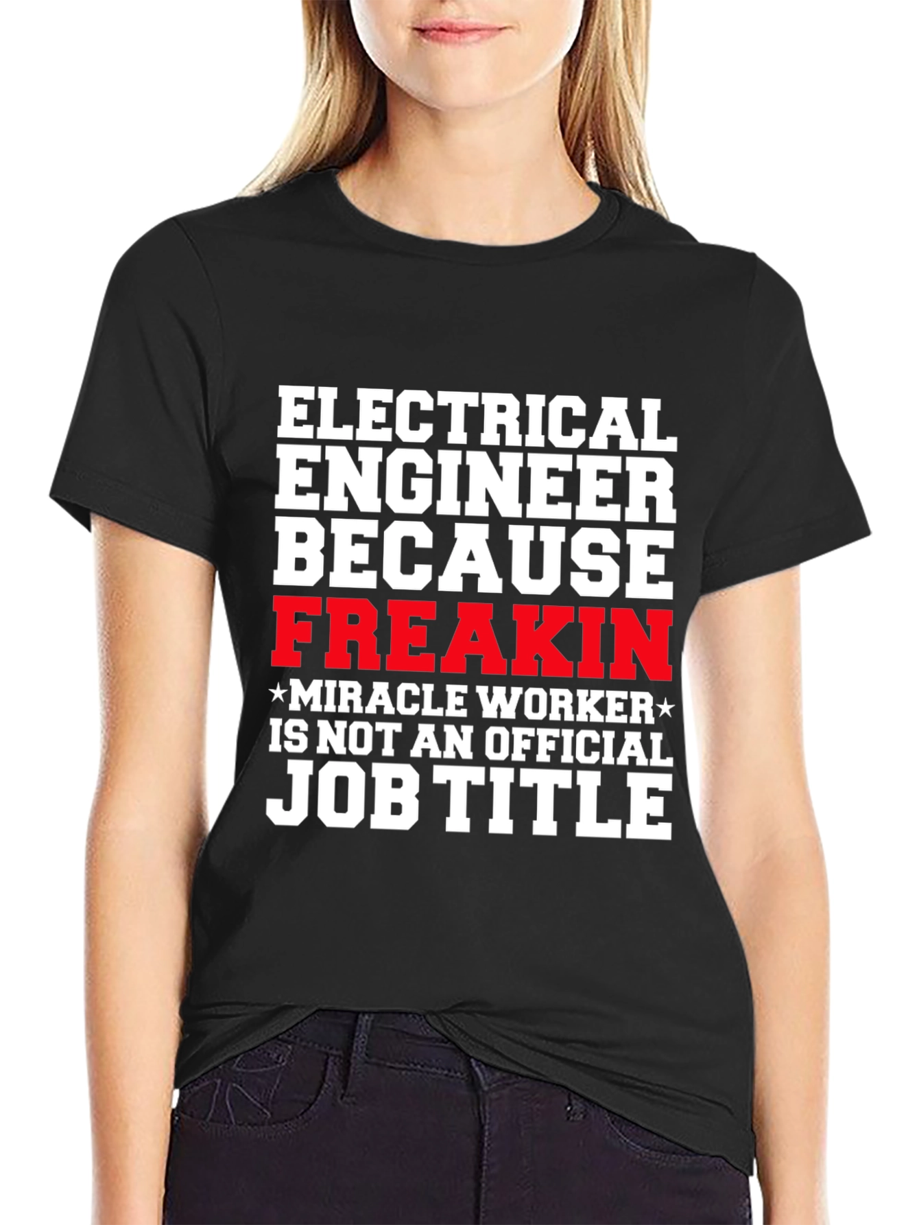 Electrical Engineer Job Title Funny T-Shirt