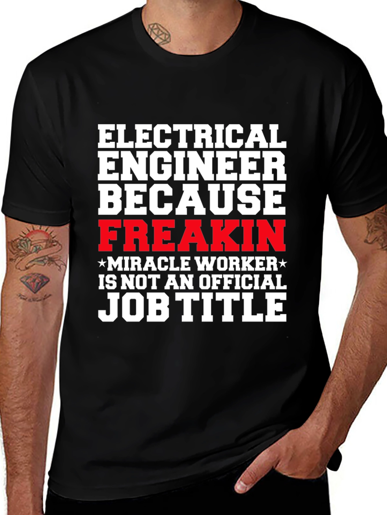 Electrical Engineer Job Title Funny T-Shirt