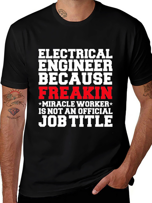 Electrical Engineer Job Title Funny T-Shirt