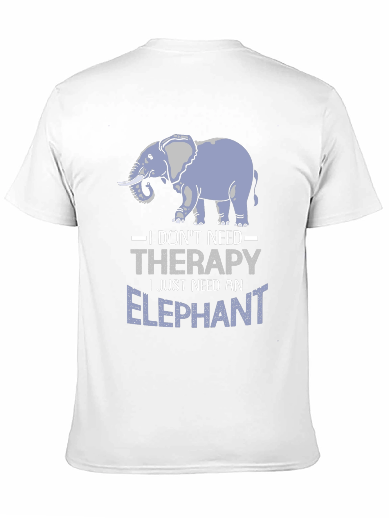 Elephant Therapy T-Shirt - Animal Lover Tee