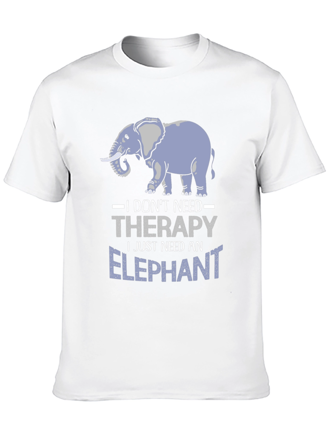 Elephant Therapy T-Shirt - Animal Lover Tee