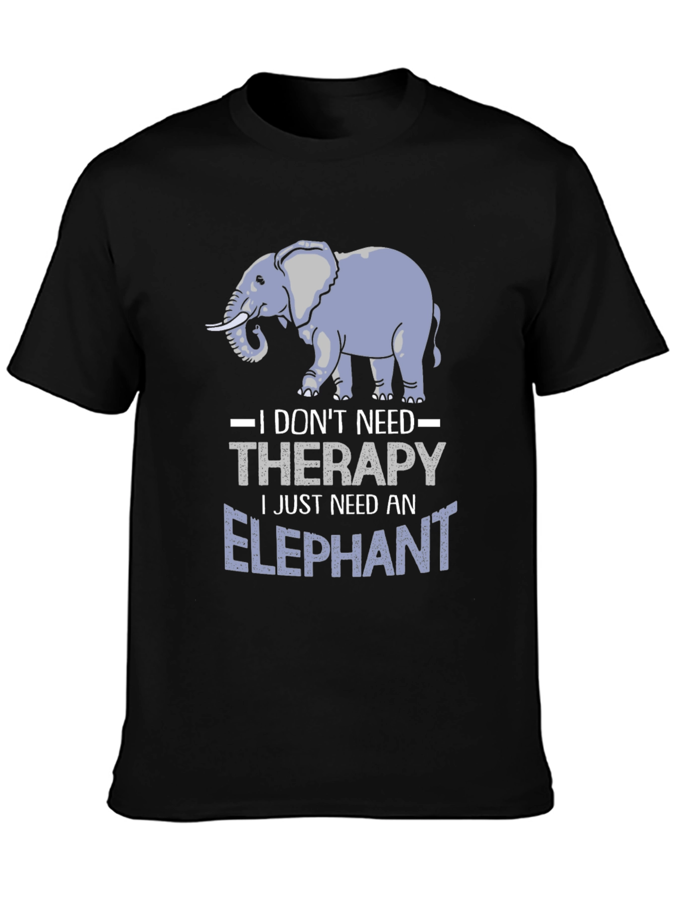 Elephant Therapy T-Shirt - Animal Lover Tee