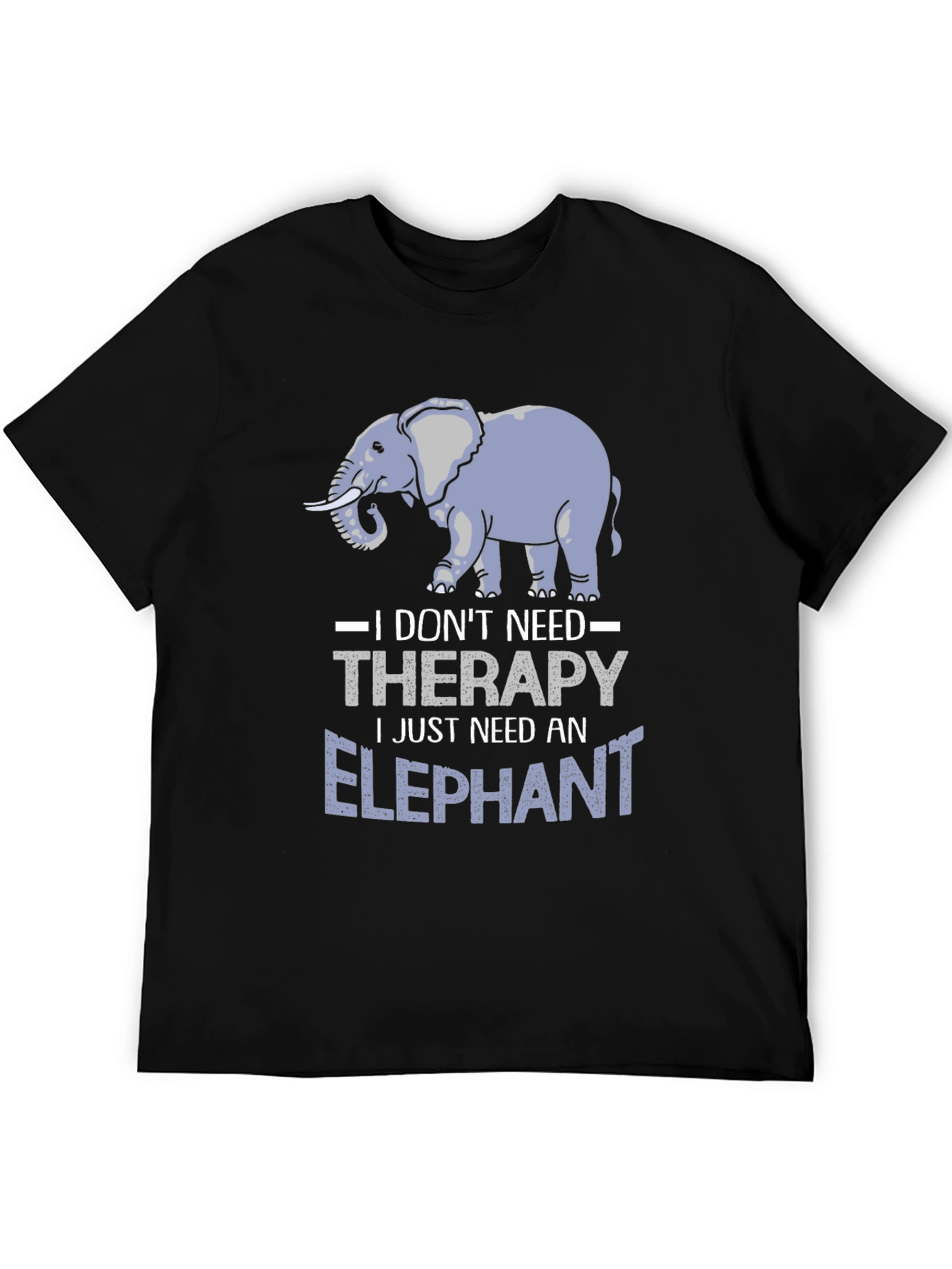 Elephant Therapy T-Shirt - Animal Lover Tee