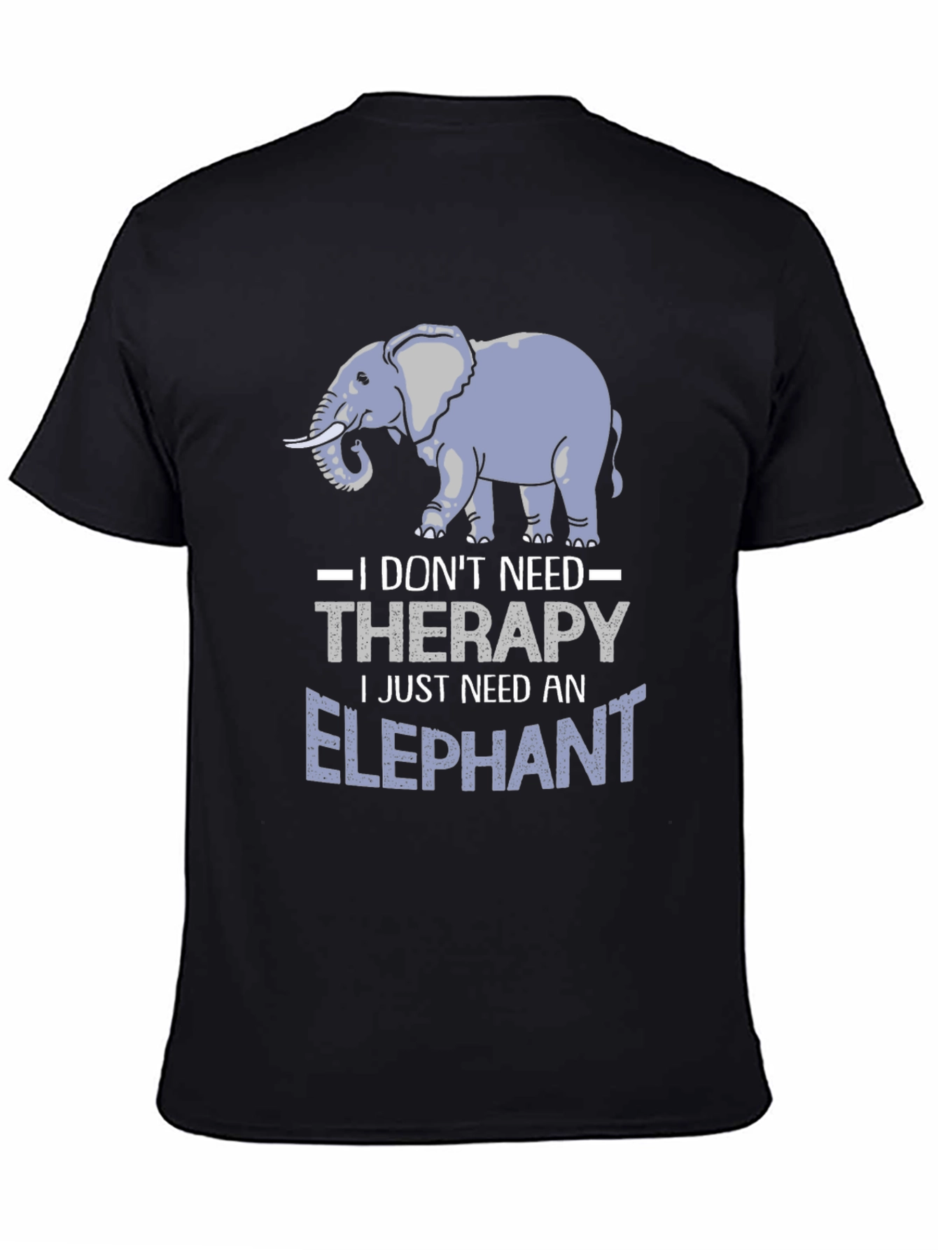 Elephant Therapy T-Shirt - Animal Lover Tee