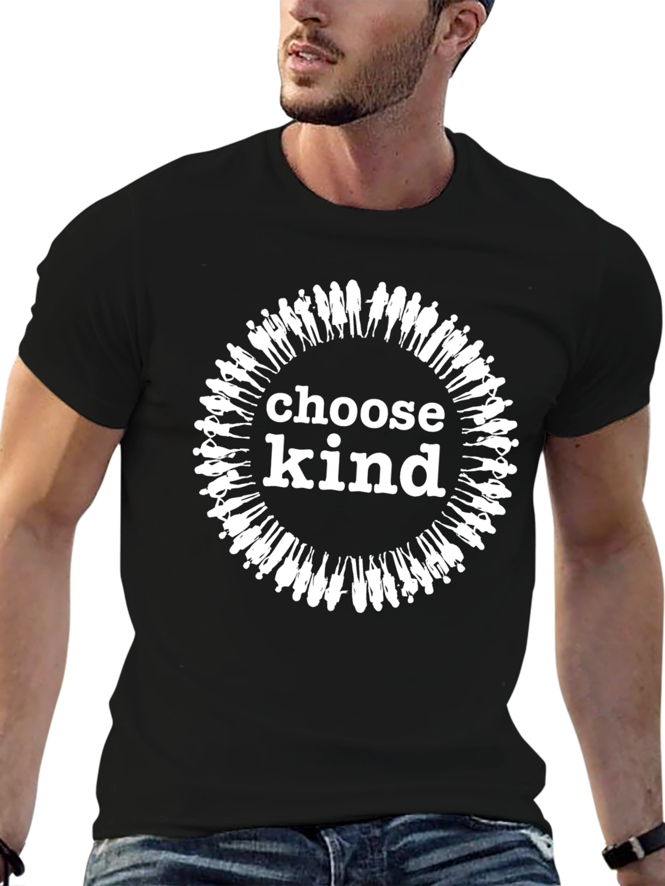 Choose Kind Graphic Tee - Black Cotton T-Shirt