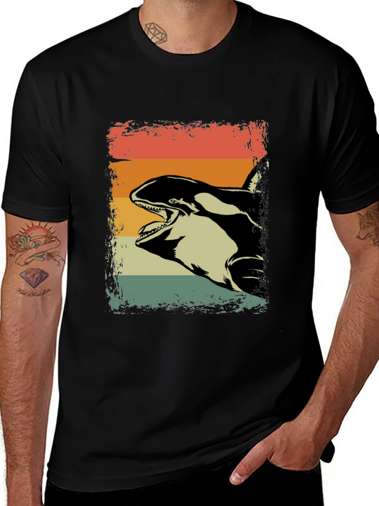 Vintage Orca Graphic T-Shirt - Comfort & Style