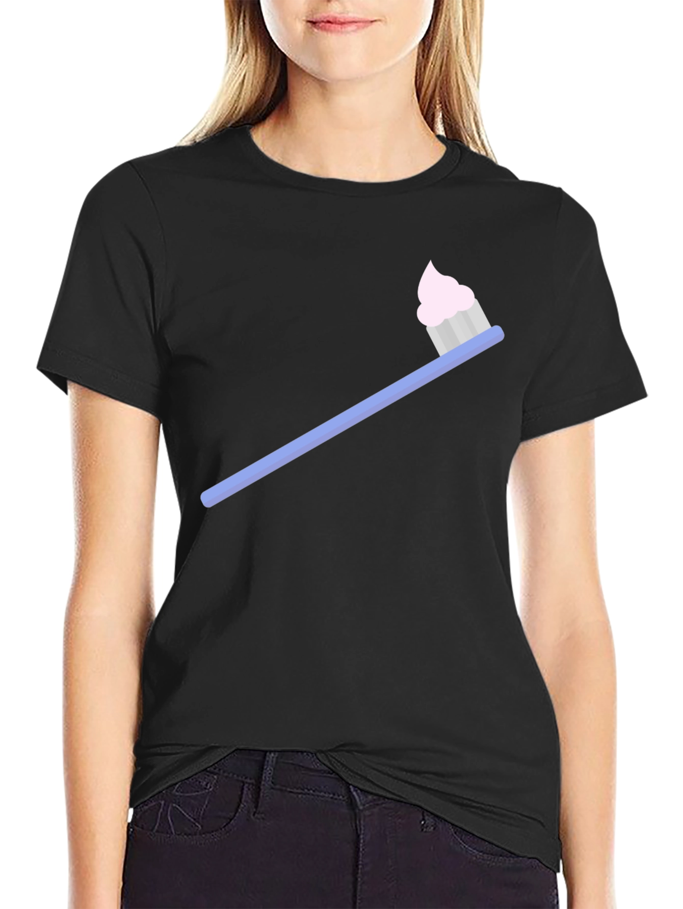 Toothbrush Graphic T-Shirt - Dental Hygiene Tee