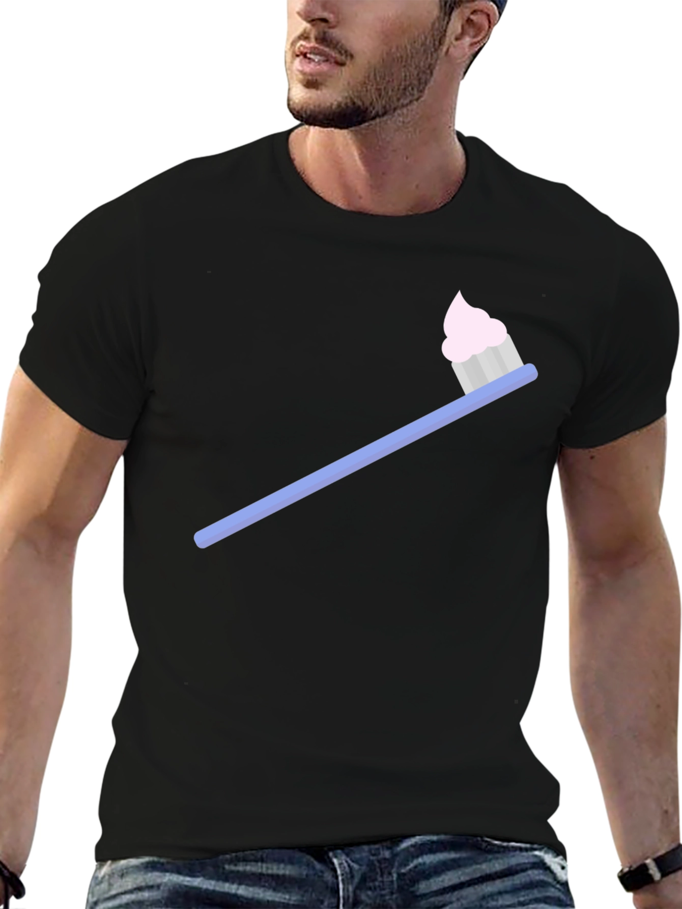 Toothbrush Graphic T-Shirt - Dental Hygiene Tee