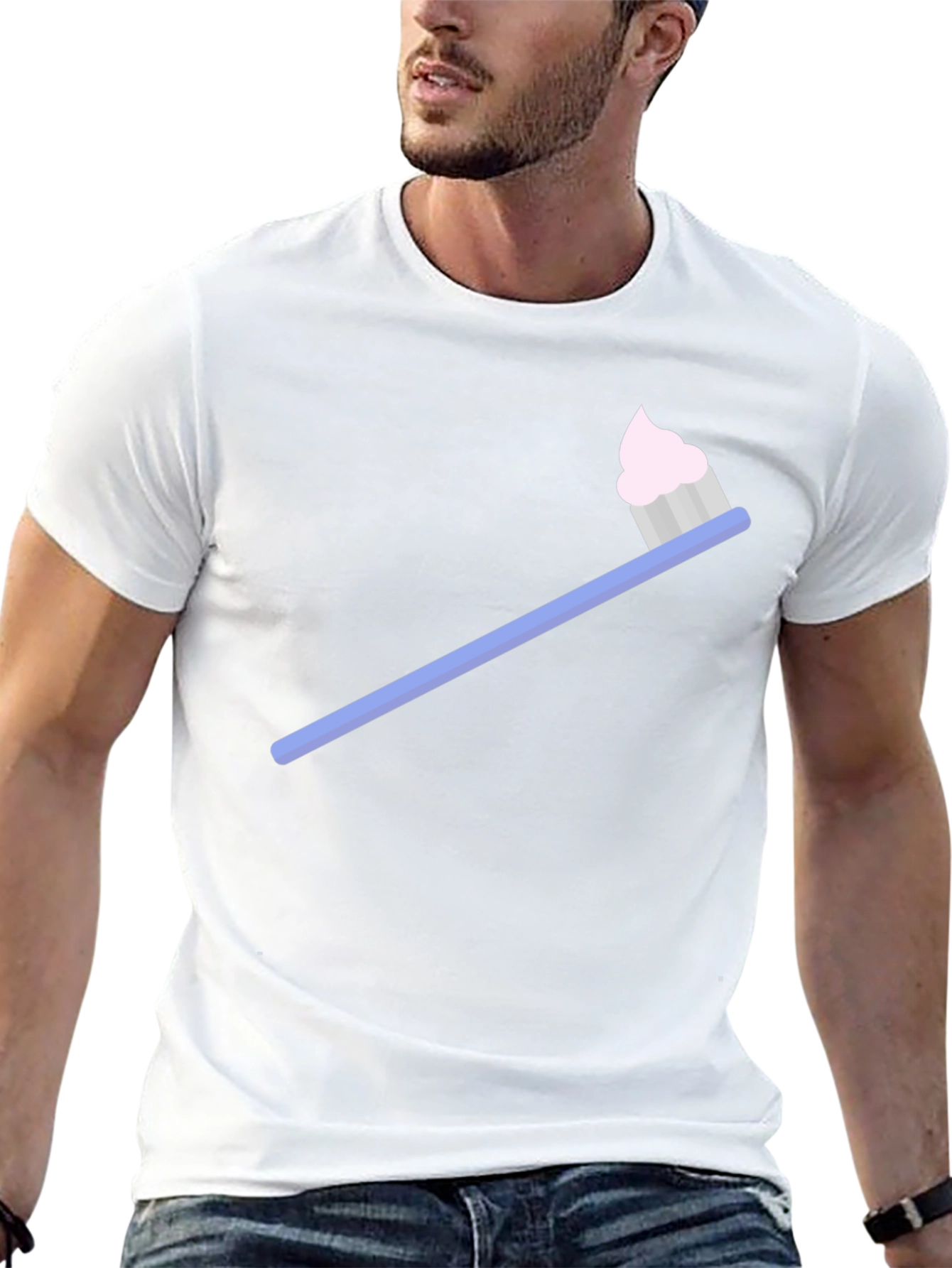 Toothbrush Graphic T-Shirt - Dental Hygiene Tee