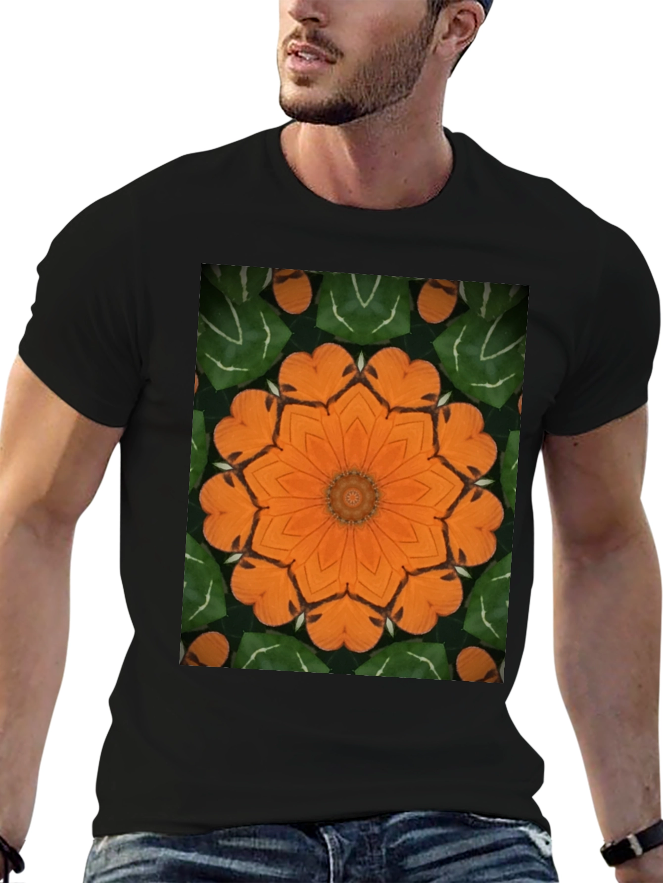Floral Kaleidoscope Graphic Tee