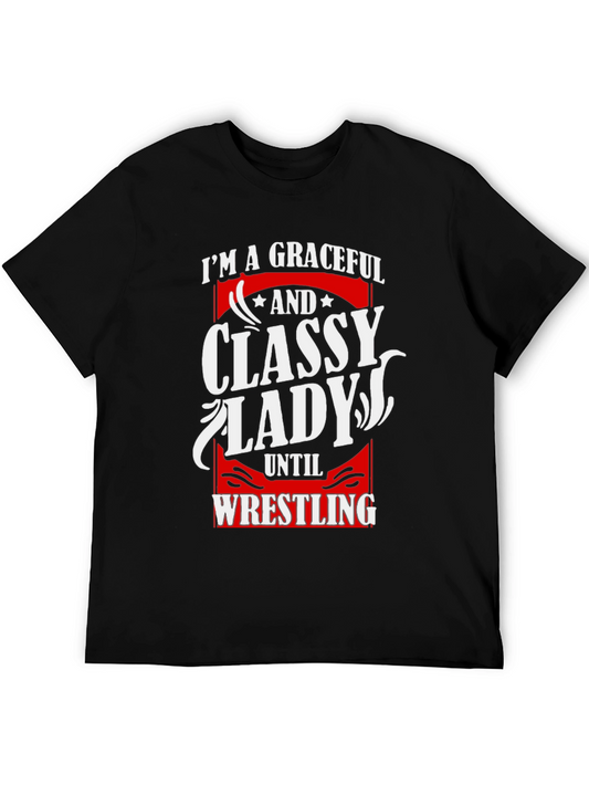 Graceful Classy Lady Wrestling T-Shirt