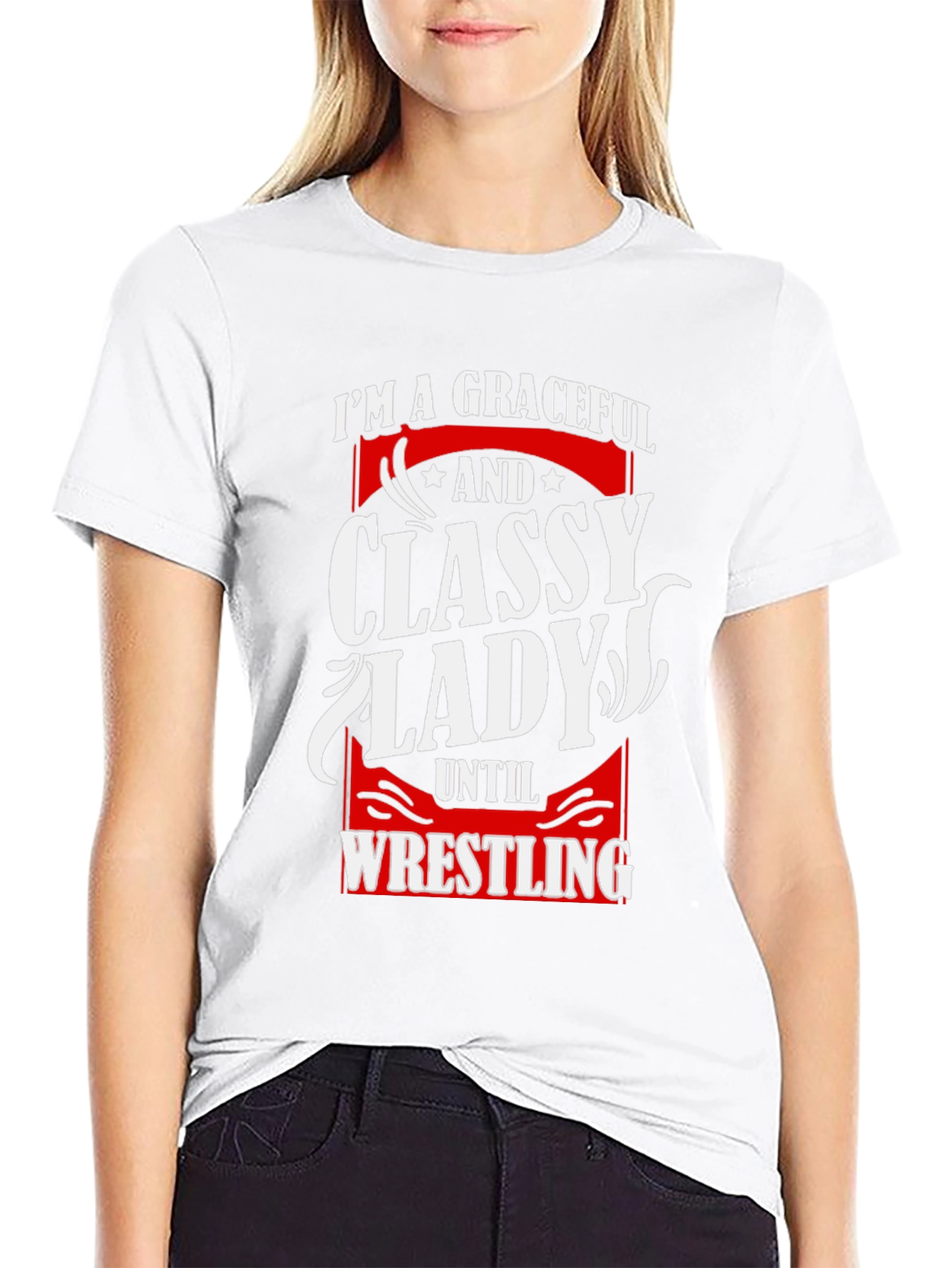 Graceful Classy Lady Wrestling T-Shirt