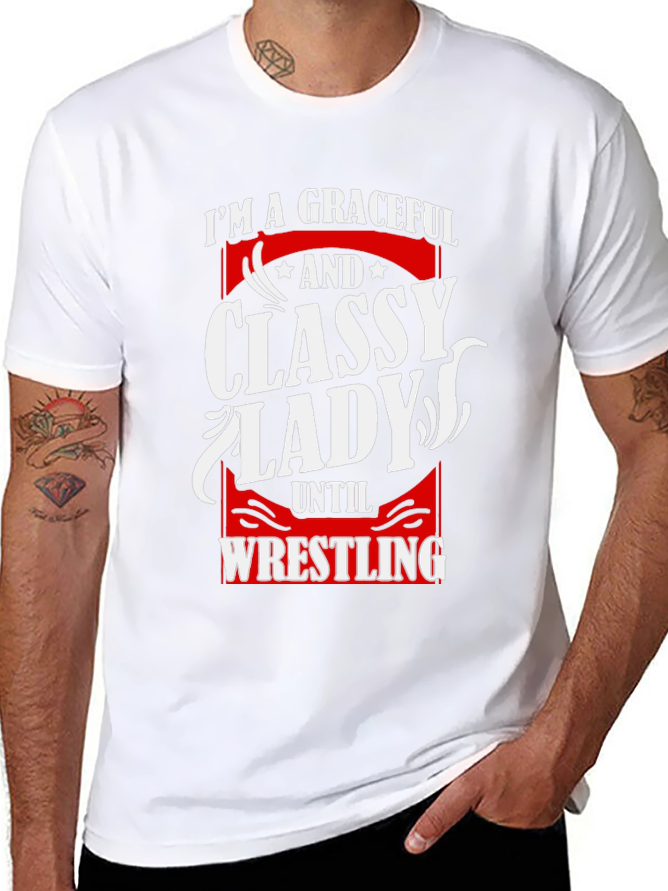Graceful Classy Lady Wrestling T-Shirt