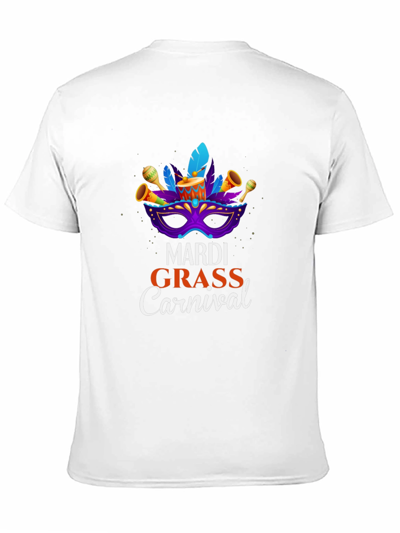 Mardi Gras Carnival Graphic T-Shirt
