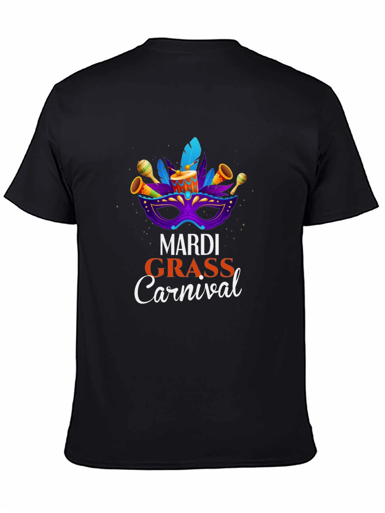 Mardi Gras Carnival Graphic T-Shirt