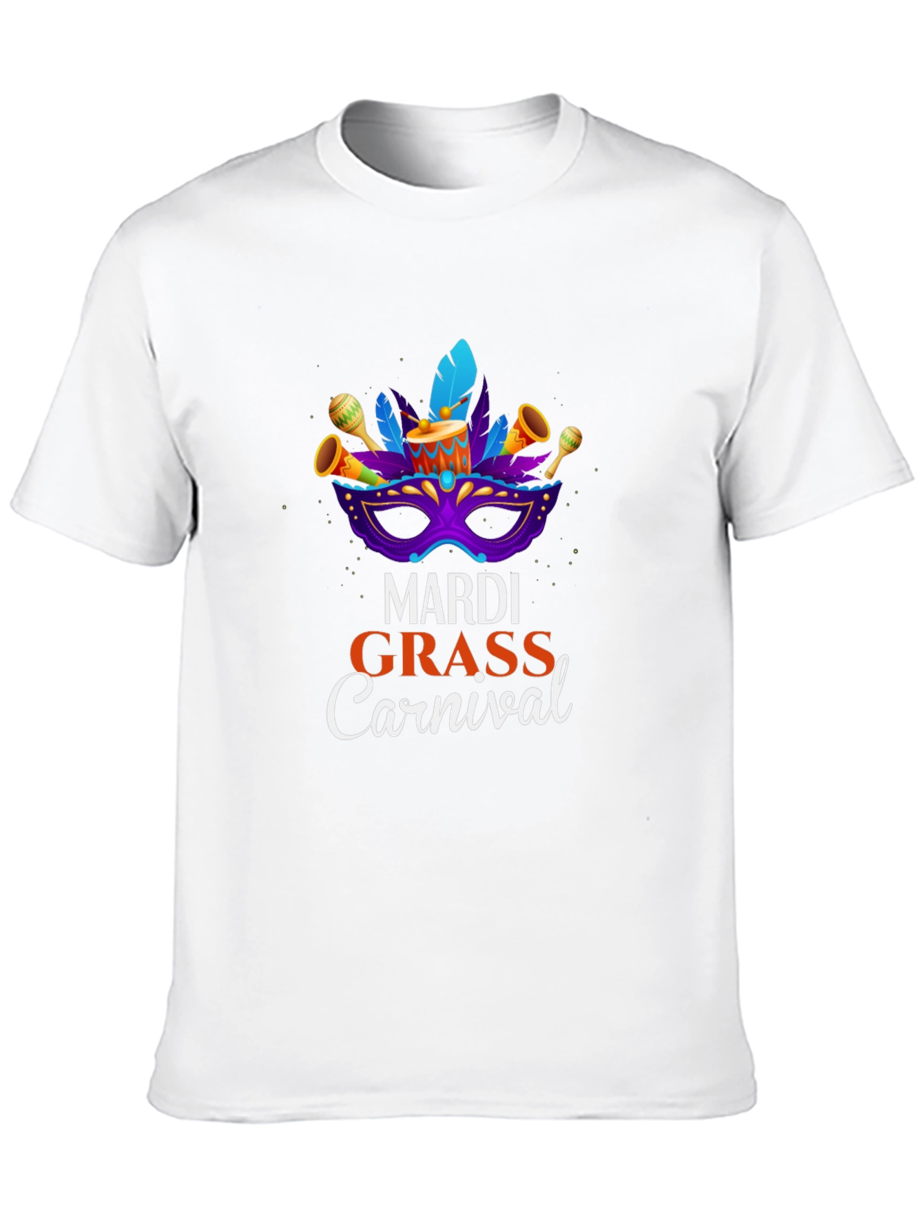 Mardi Gras Carnival Graphic T-Shirt