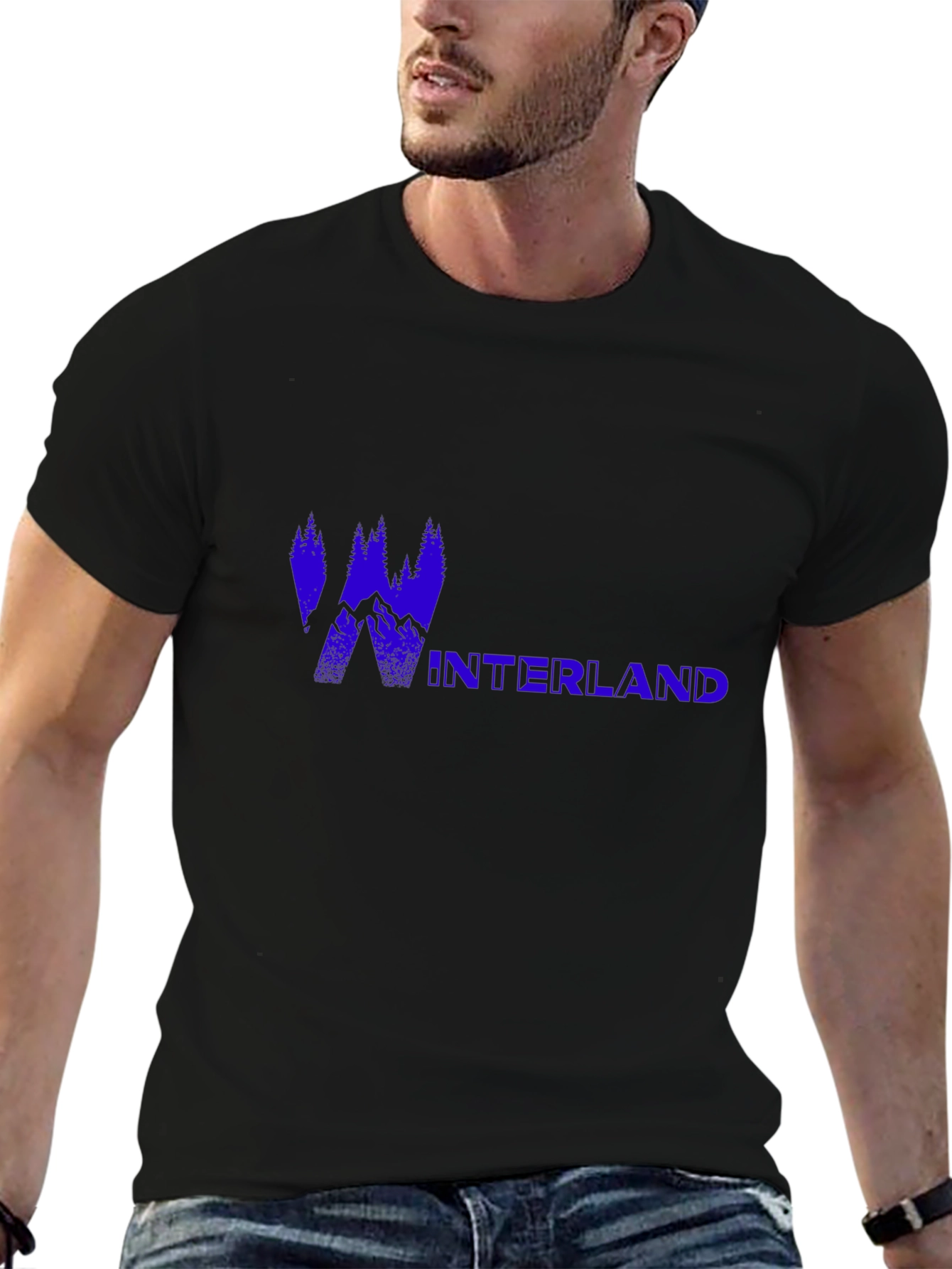 Winterland Graphic T-Shirt - Mens Black Tee