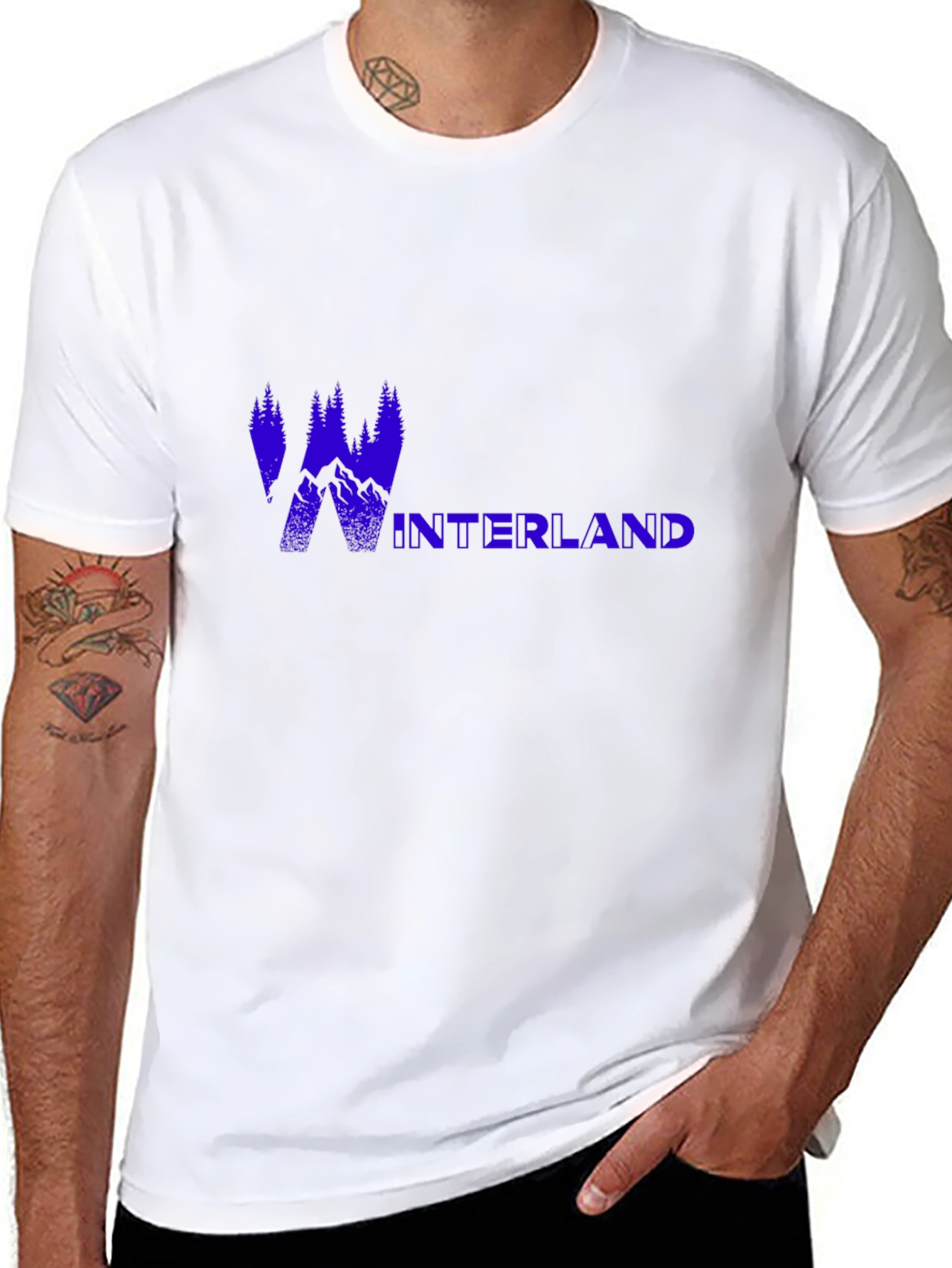 Winterland Graphic T-Shirt - Mens Black Tee